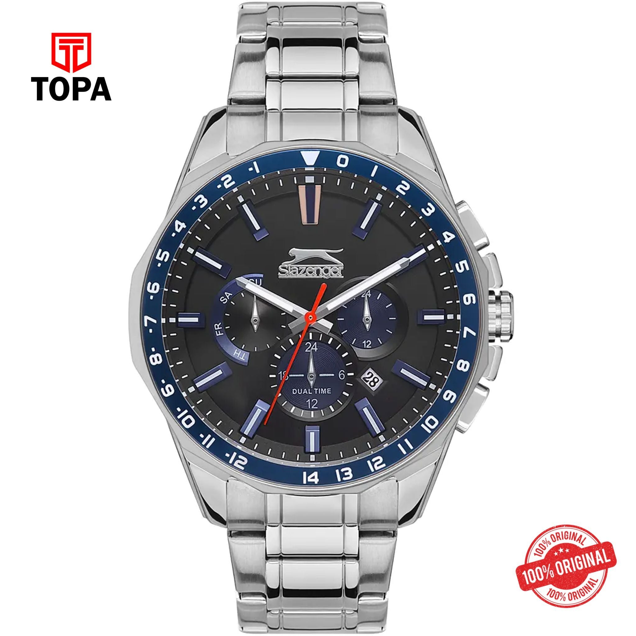 Topa Slazenger-SL.9.2112.2.02-Metal-Band-Men-Watch - Product Image 1
