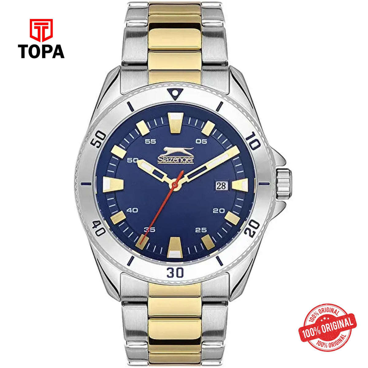 Topa Slazenger-SL.9.2114.2.03-Metal-Band-Men-Watch - Product Image 1