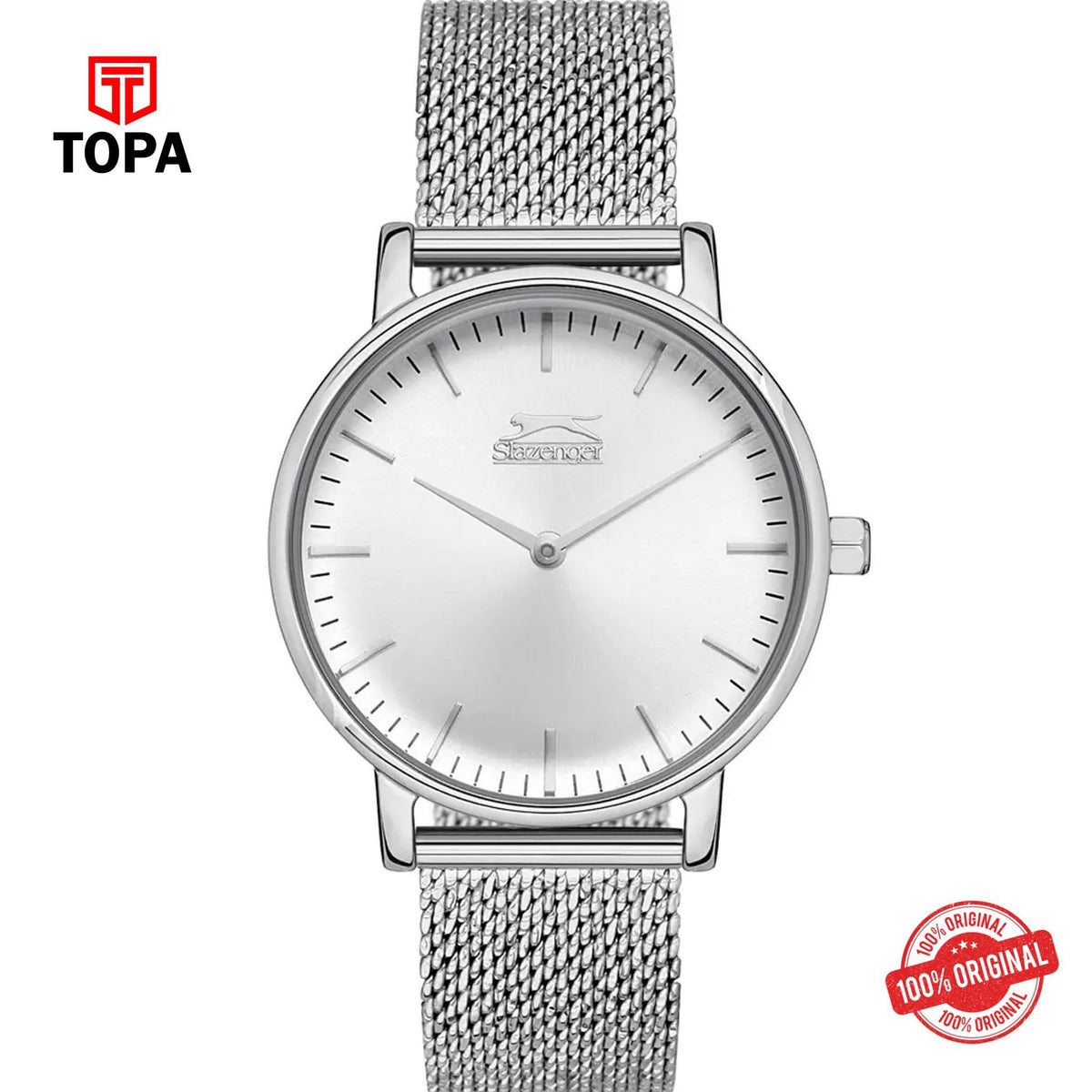 Topa Slazenger-SL.9.2119.3.01-Mesh-Band-Women-Watch - Product Image 1