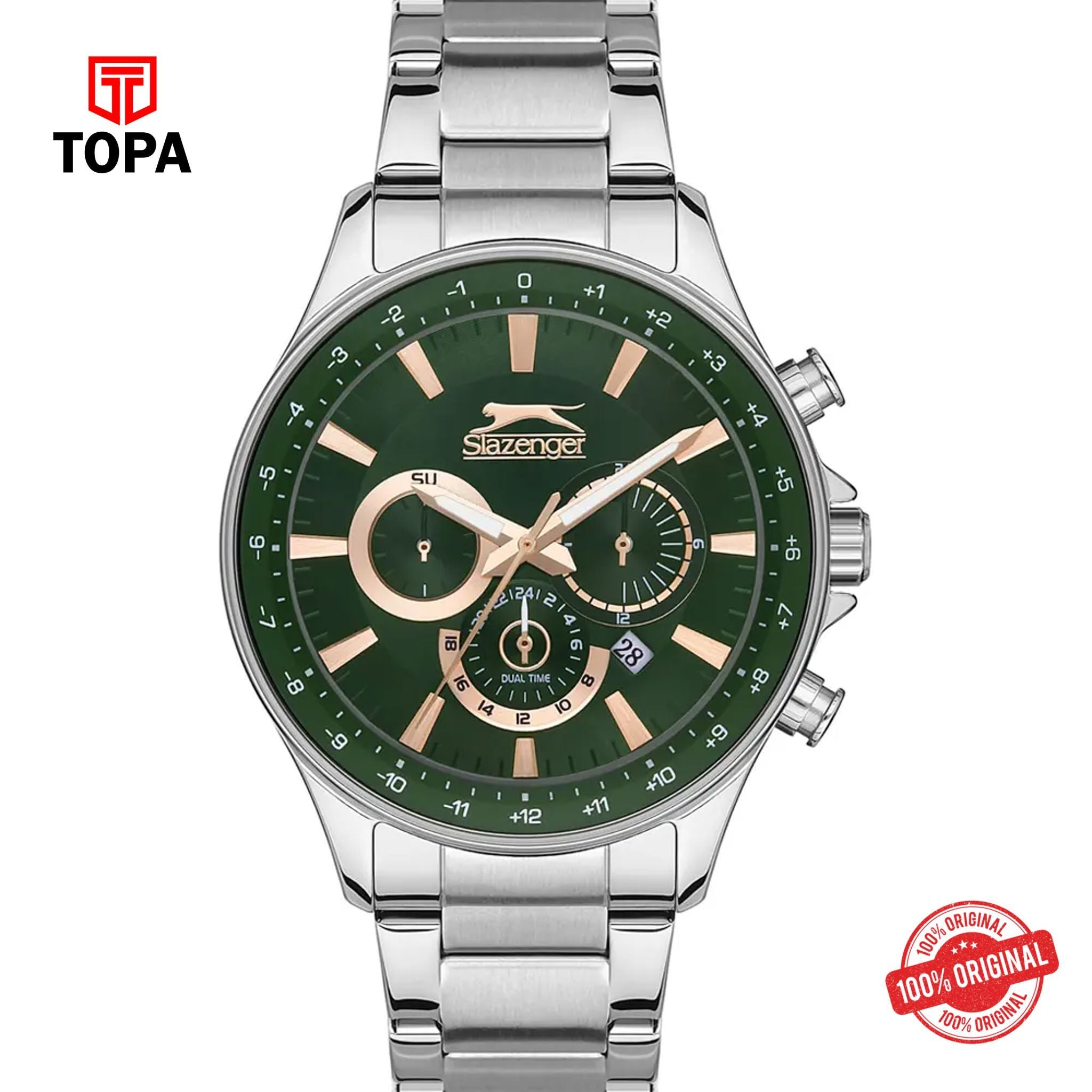 Topa Slazenger-SL.9.2121.2.04-Metal-Band-Men-Watch - Product Image 1