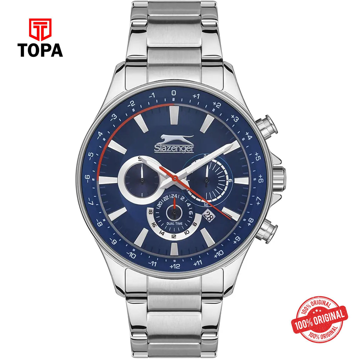 Topa Slazenger-SL.9.2121.2.02-Metal-Band-Men-Watch - Product Image 1