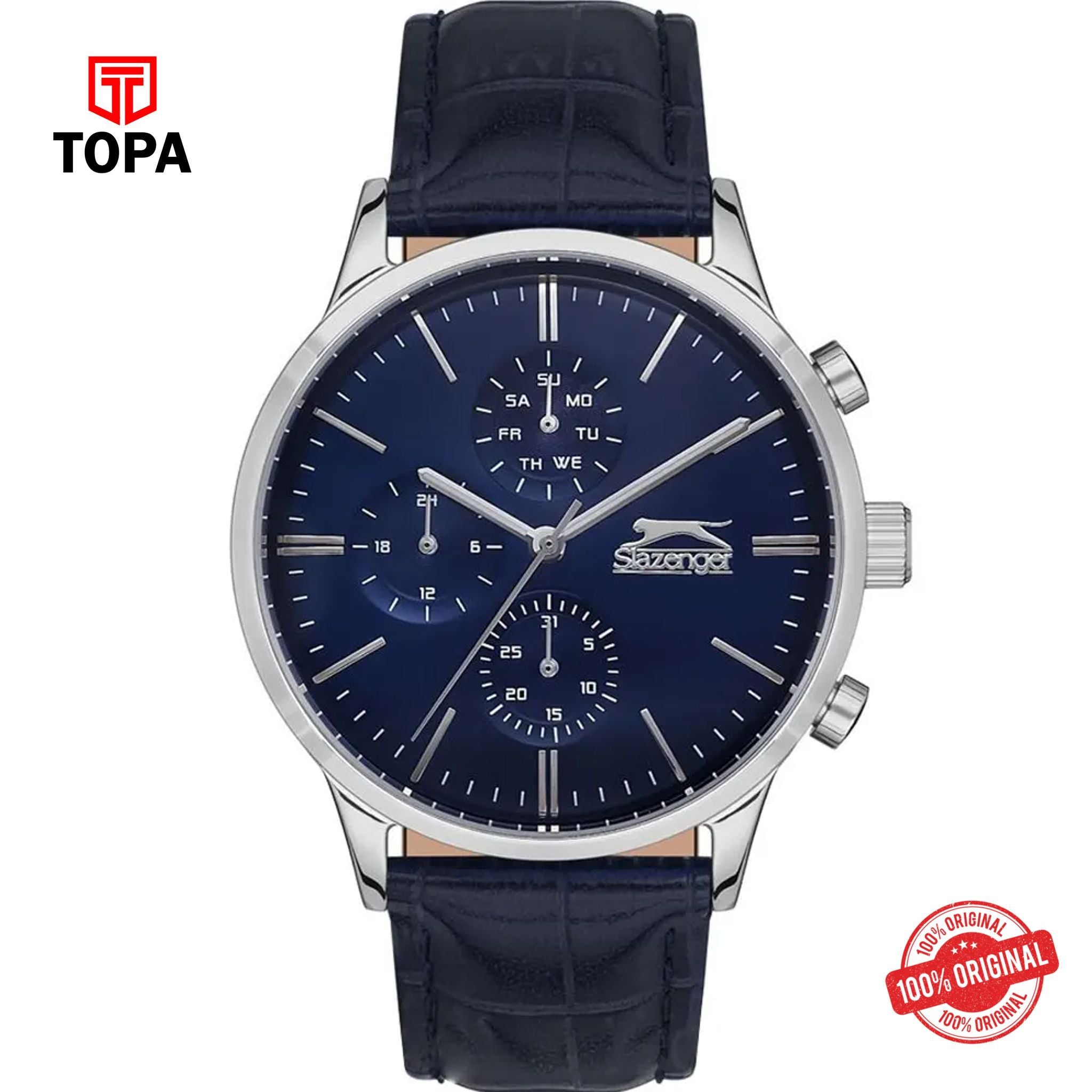Topa Slazenger-SL.9.2124.2.03-Leather-Band-Men-Watch - Product Image 1