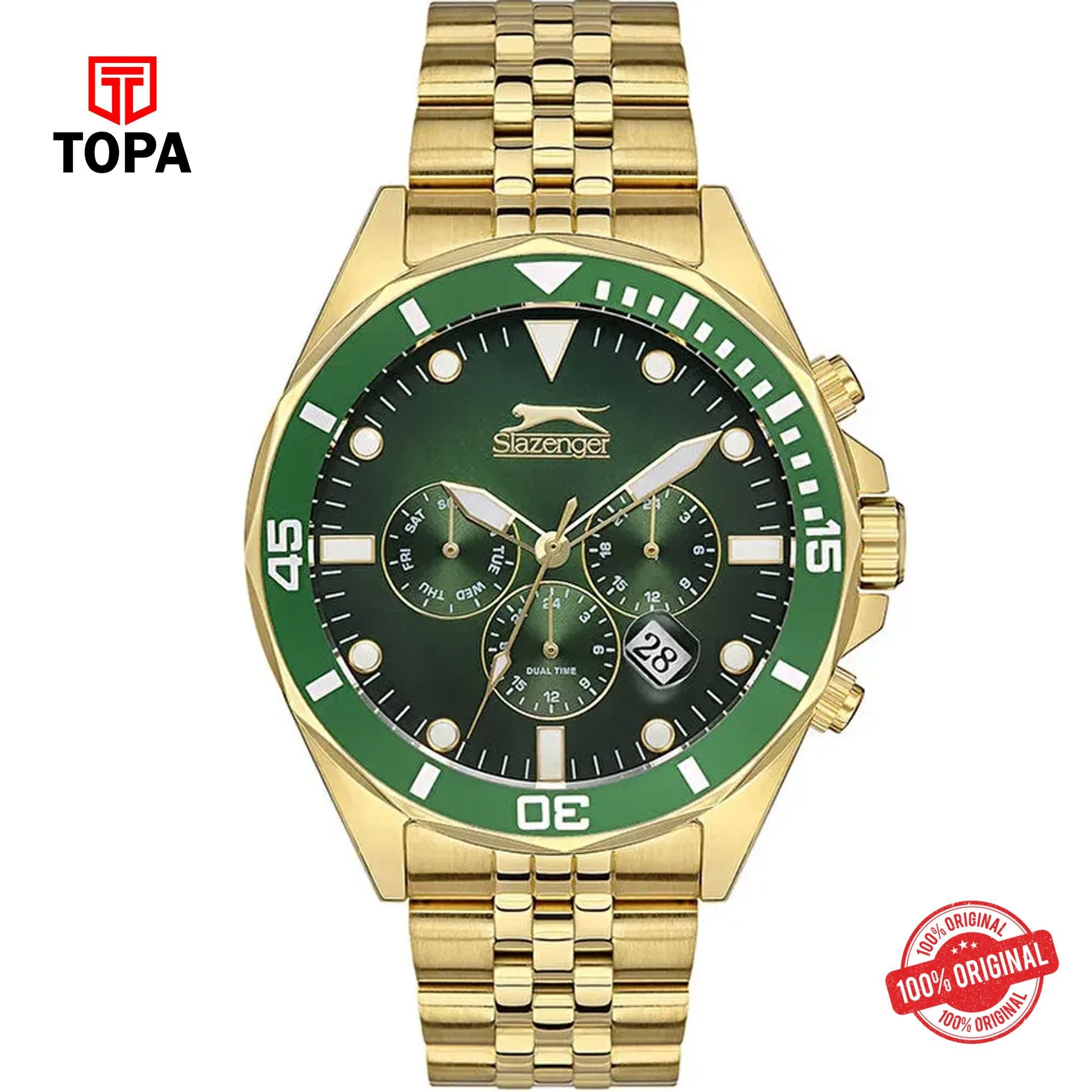 Topa Slazenger-SL.9.2130.2.04-Metal-Band-Men-Watch - Product Image 1