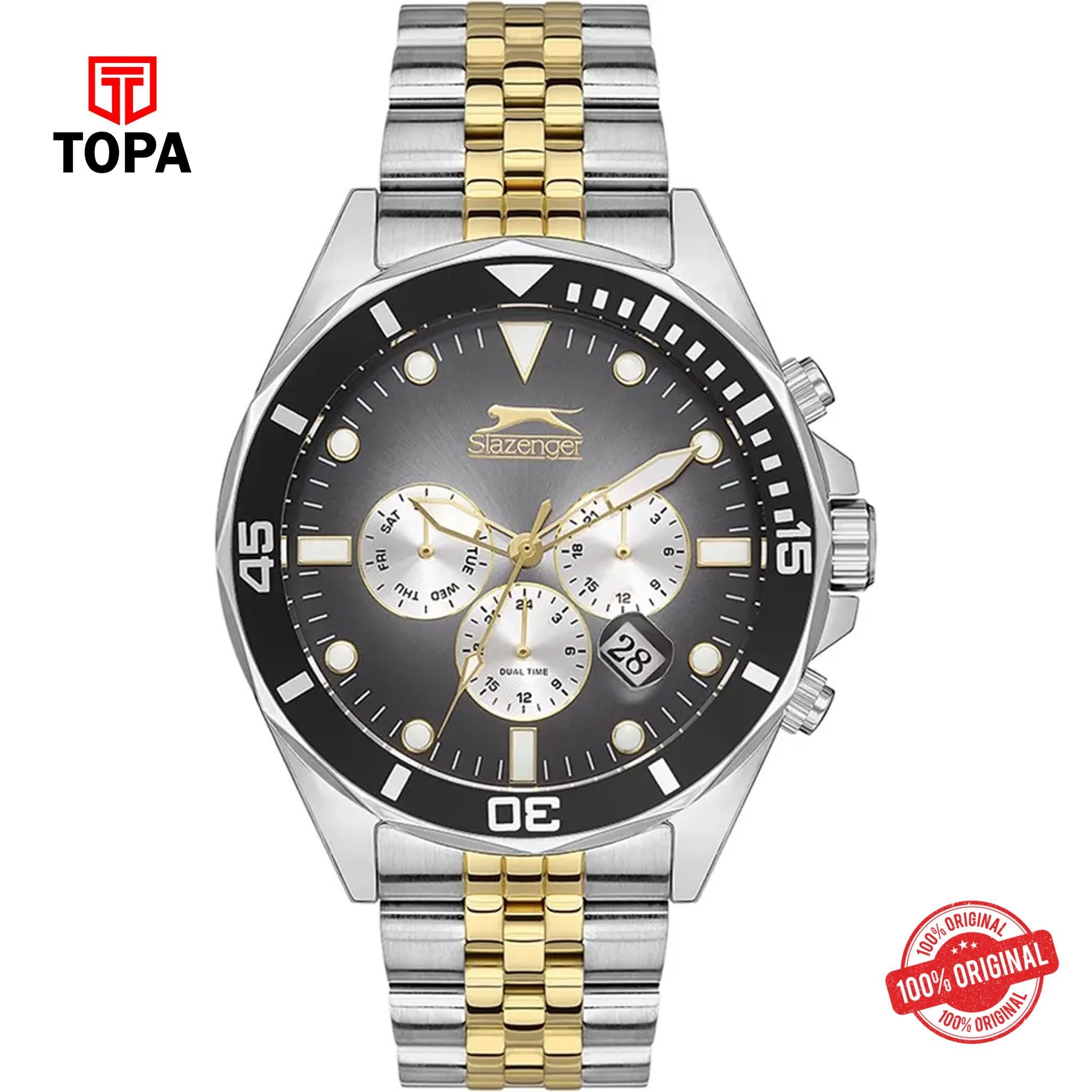Topa Slazenger-SL.9.2130.2.02-Metal-Band-Men-Watch - Product Image 1