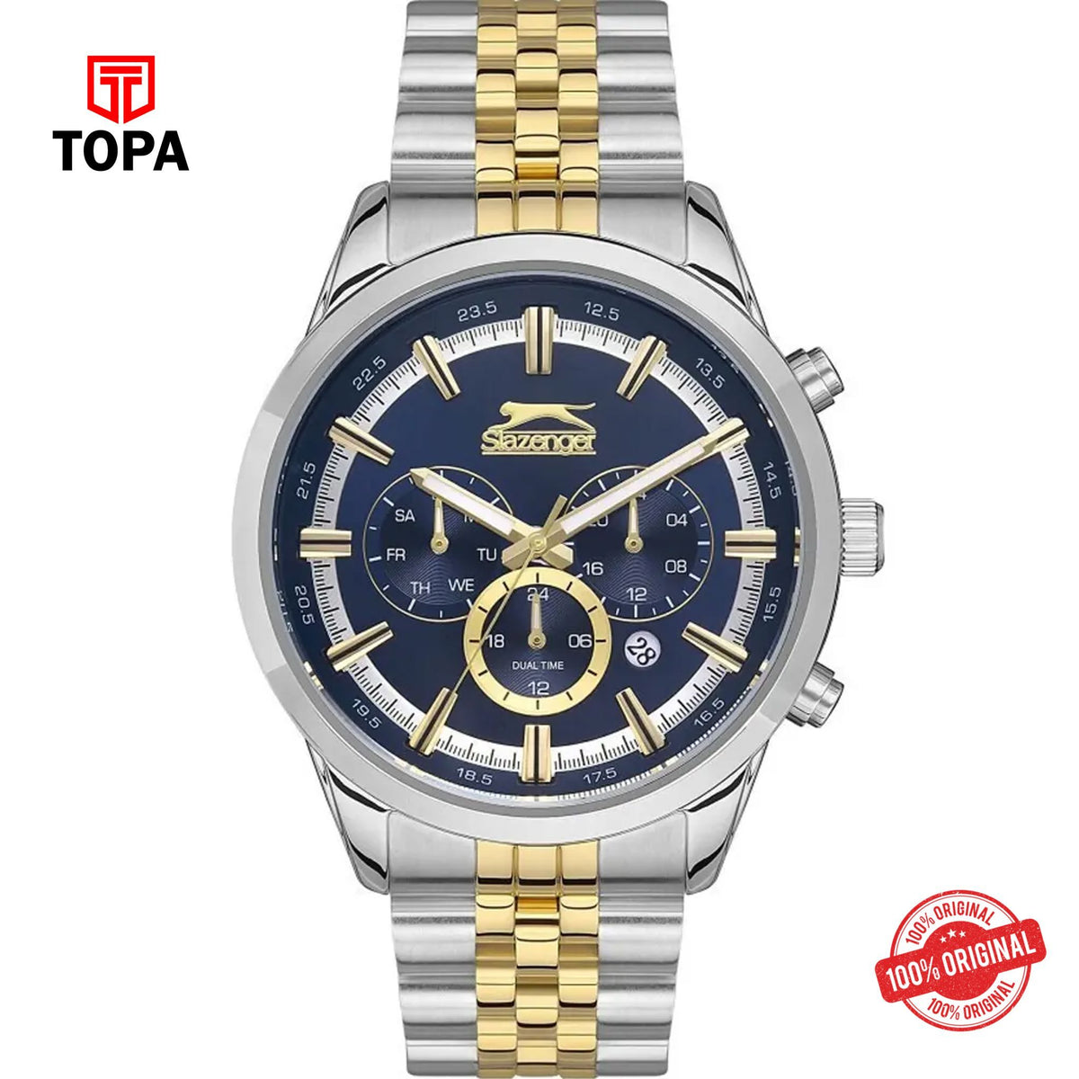 Topa Slazenger-SL.9.2131.2.05-Metal-Band-Men-Watch - Product Image 1