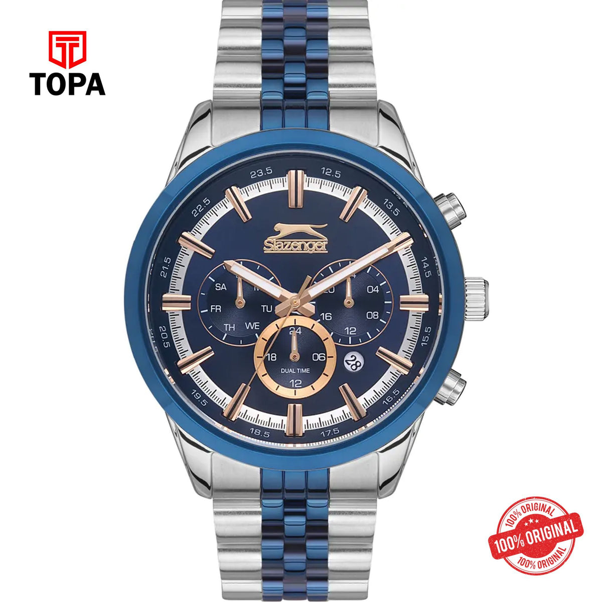 Topa Slazenger-SL.9.2131.2.02-Metal-Band-Men-Watch - Product Image 1