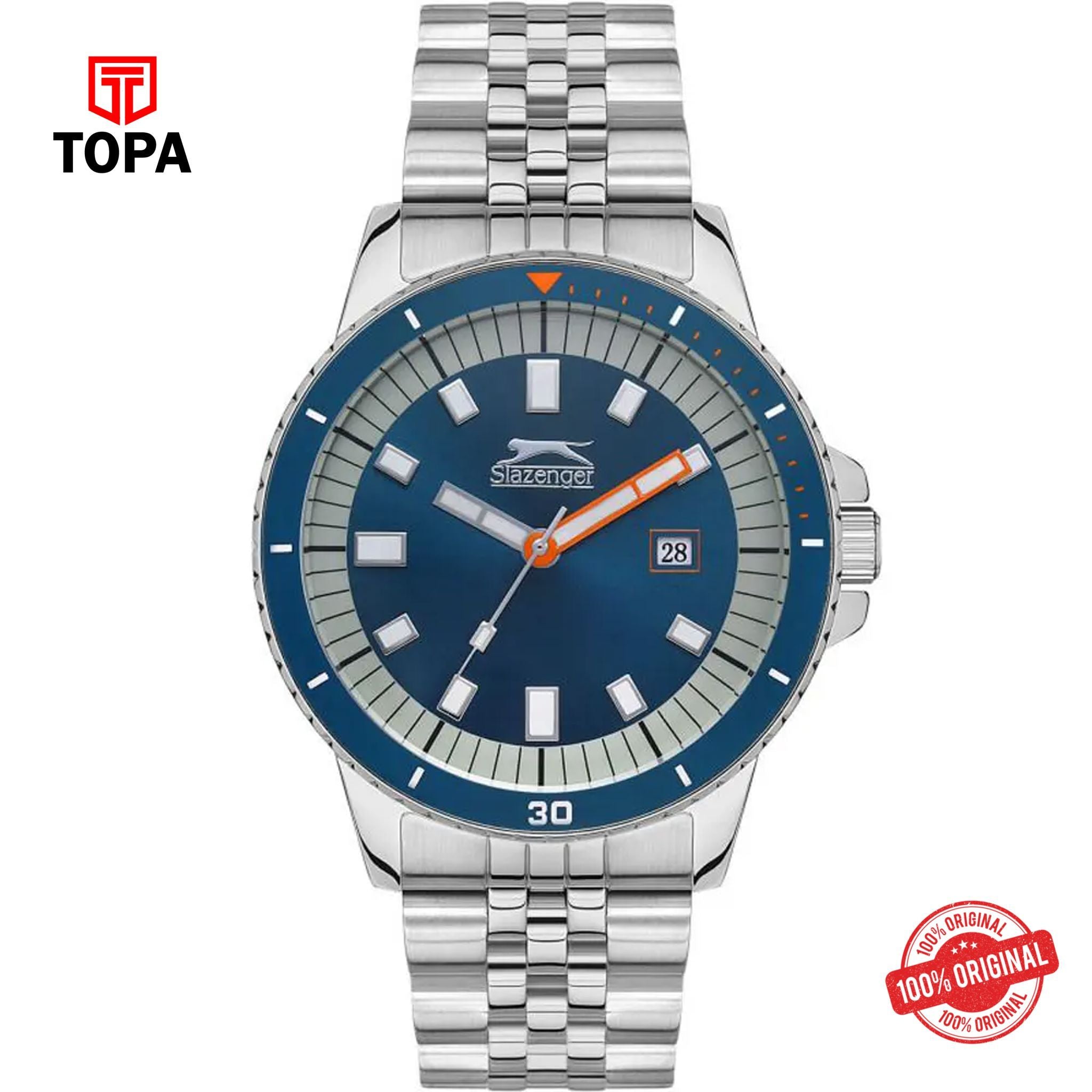 Topa Slazenger-SL.9.2135.1.02-Metal-Band-Men-Watch - Product Image 1