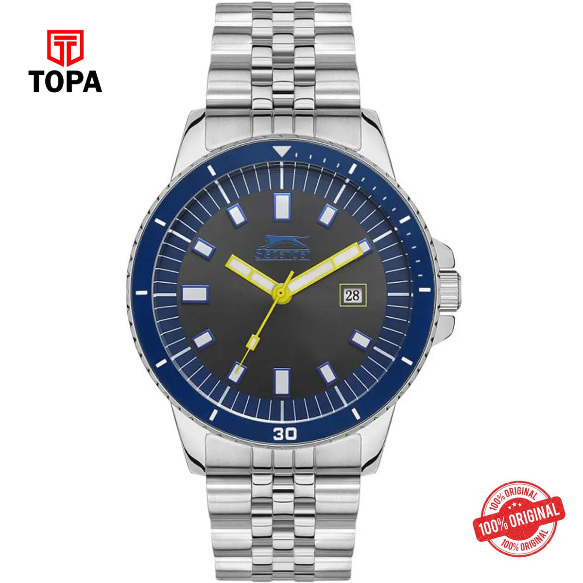 Topa Slazenger-SL.9.2135.1.01-Metal-Band-Men-Watch - Product Image 1