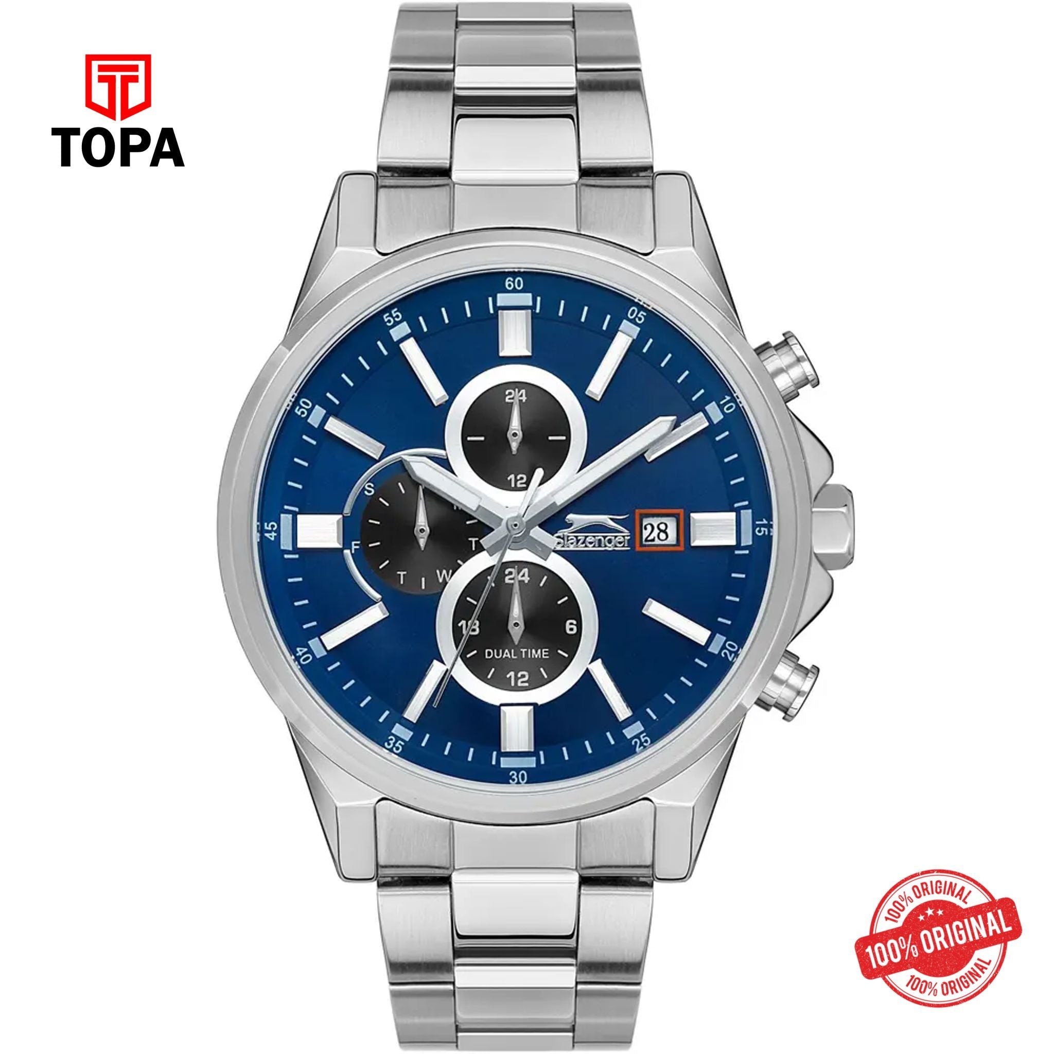 Topa Slazenger-SL.9.2139.2.02-Metal-Band-Men-Watch - Product Image 1