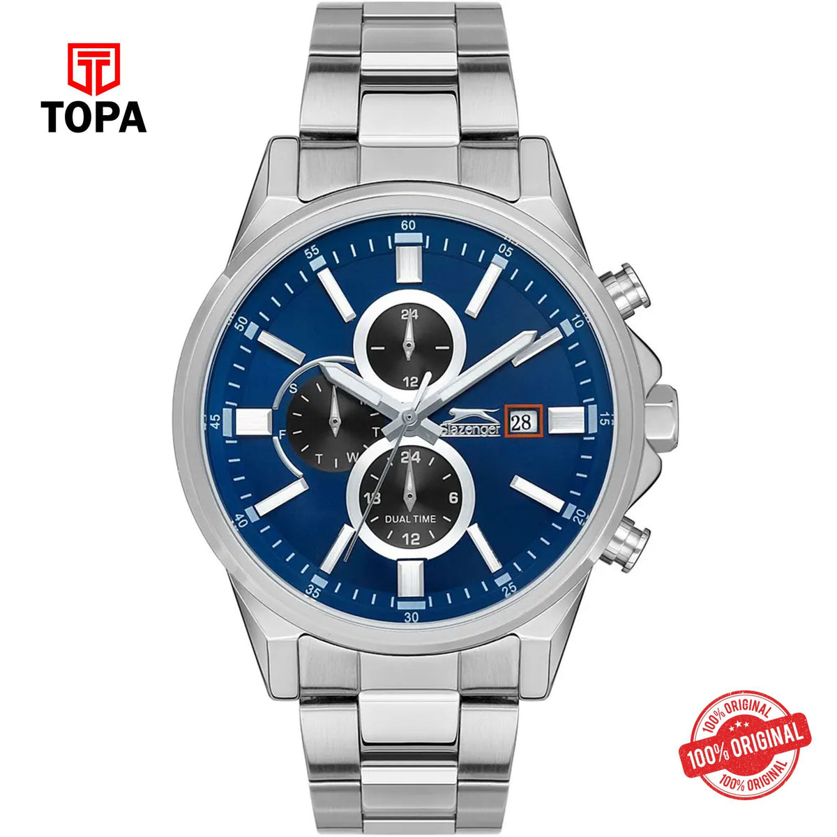 Topa Slazenger-SL.9.2139.2.02-Metal-Band-Men-Watch - Product Image 1