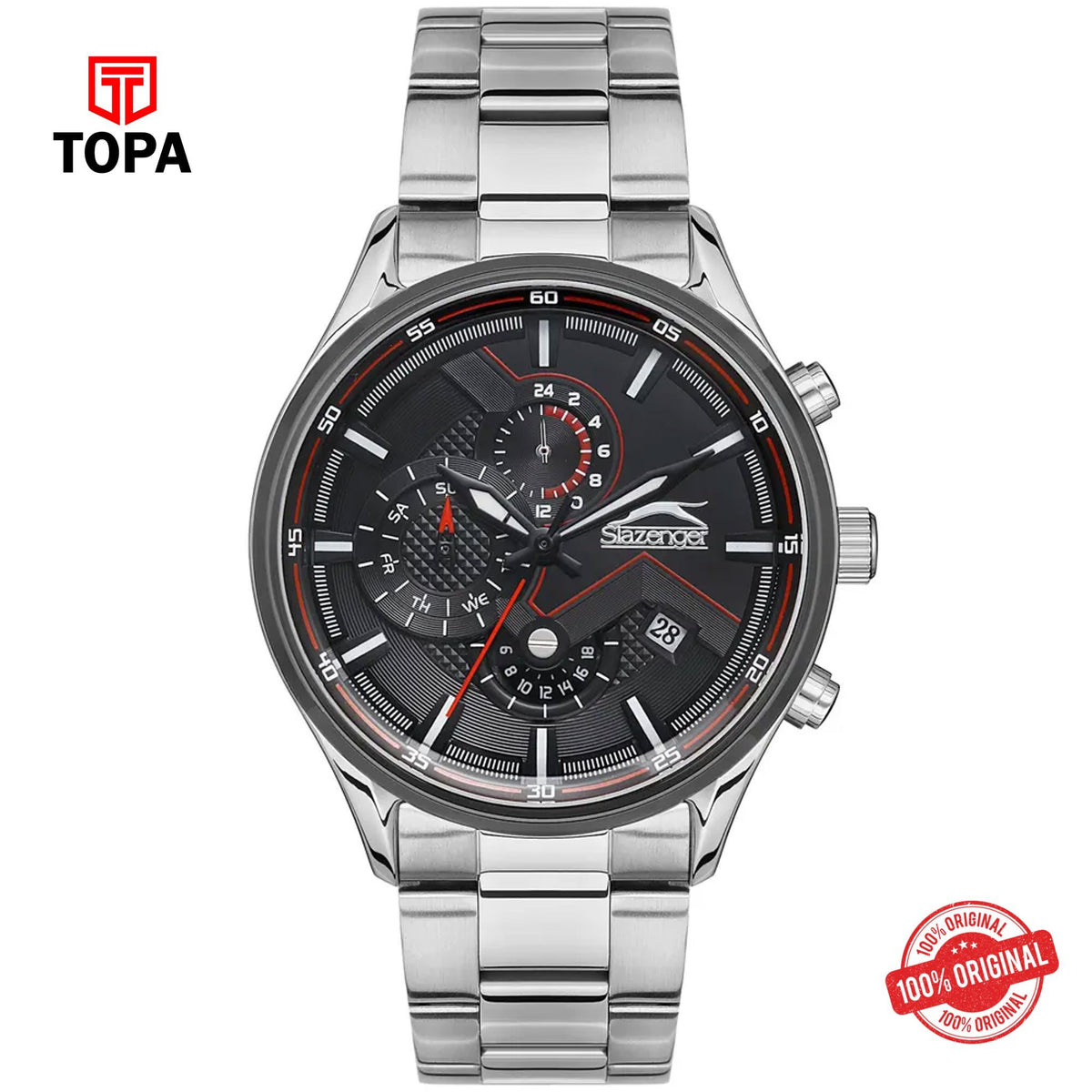 Topa Slazenger-SL.9.2146.2.01-Metal-Band-Men-Watch - Product Image 1