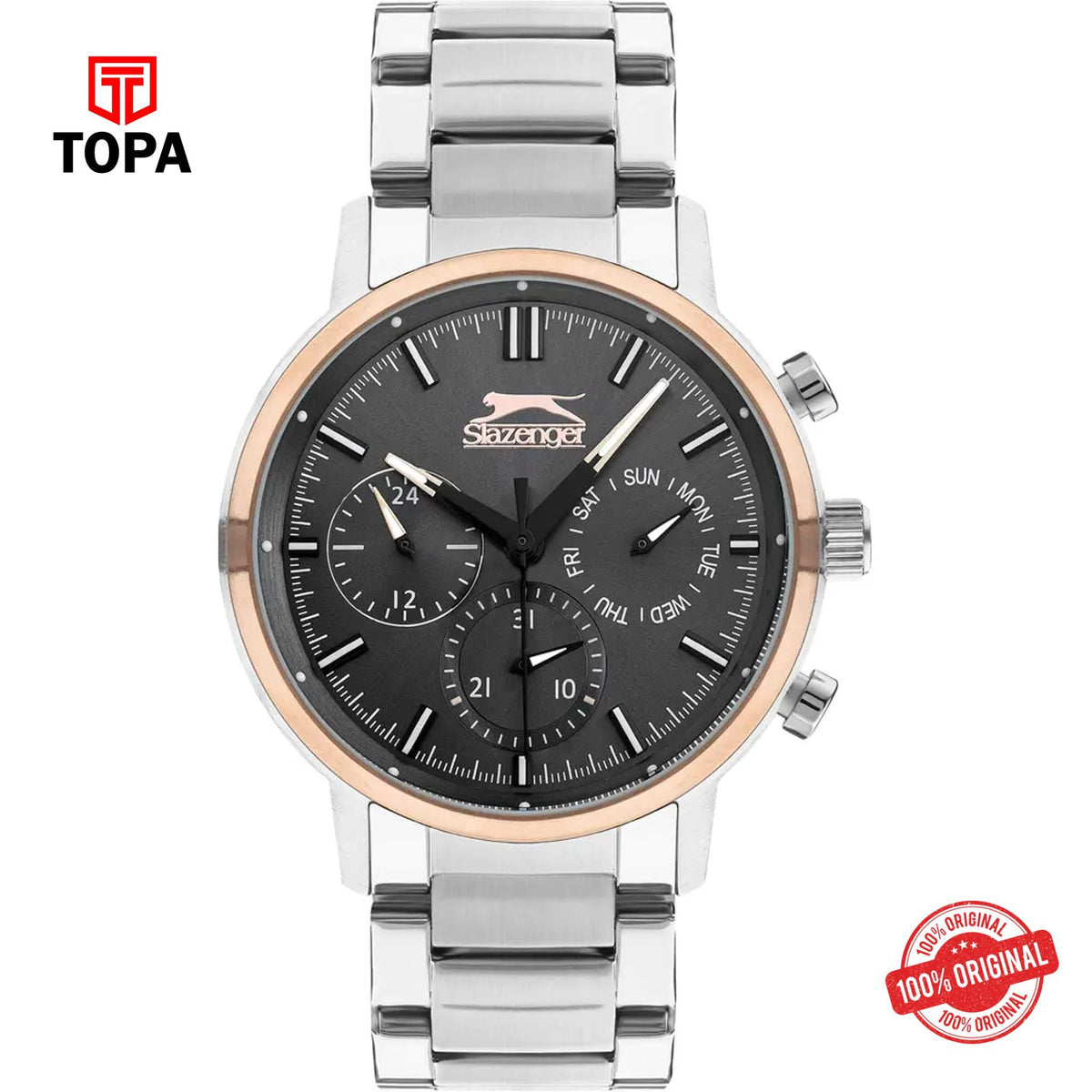 Topa Slazenger-SL.9.2213.2.02-Metal-Band-Men-Watch - Product Image 1
