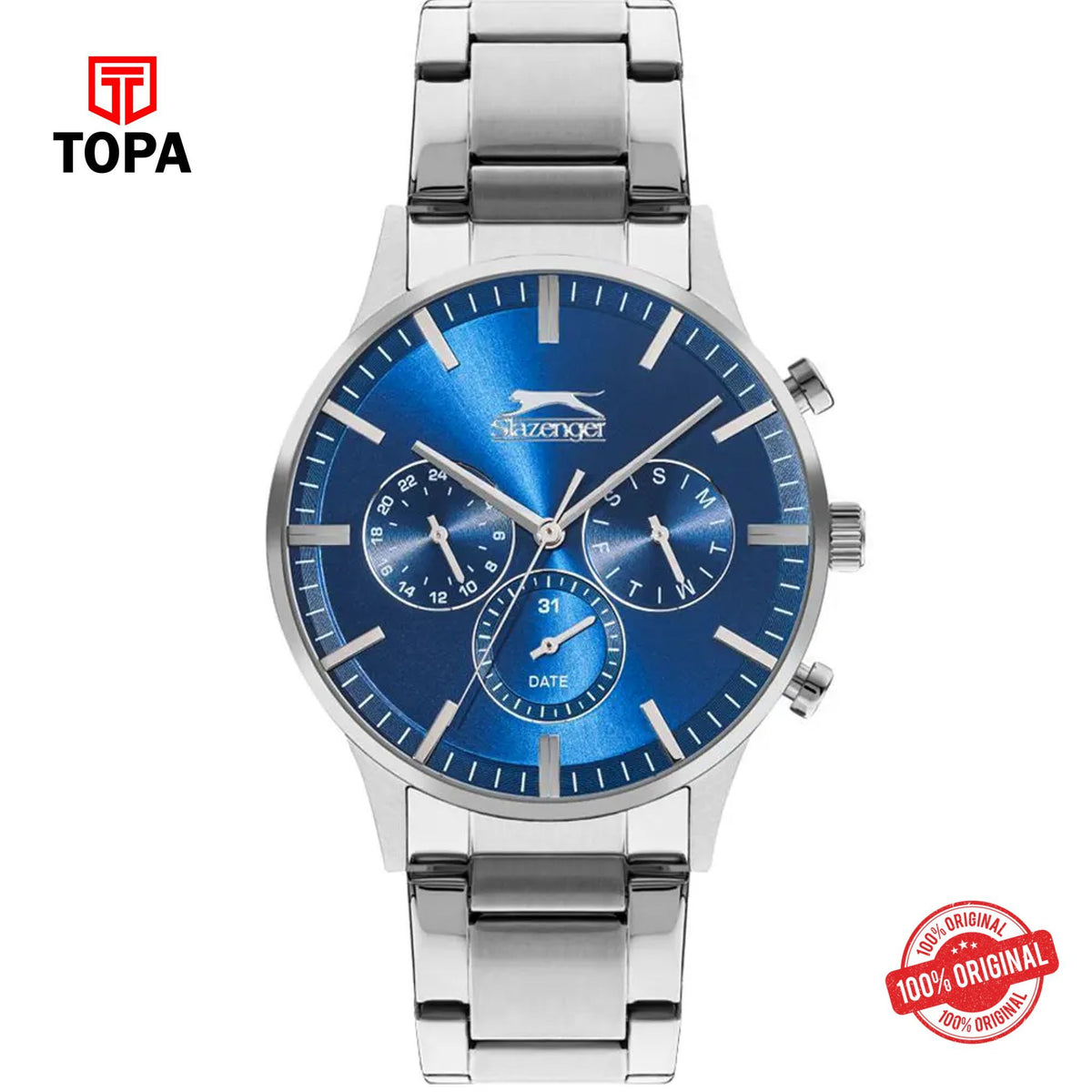 Topa Slazenger-SL.9.2214.2.01-Metal-Band-Men-Watch - Product Image 1