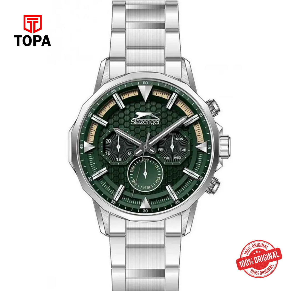 Topa Slazenger-SL.9.2216.2.03-Metal-Band-Men-Watch - Product Image 1