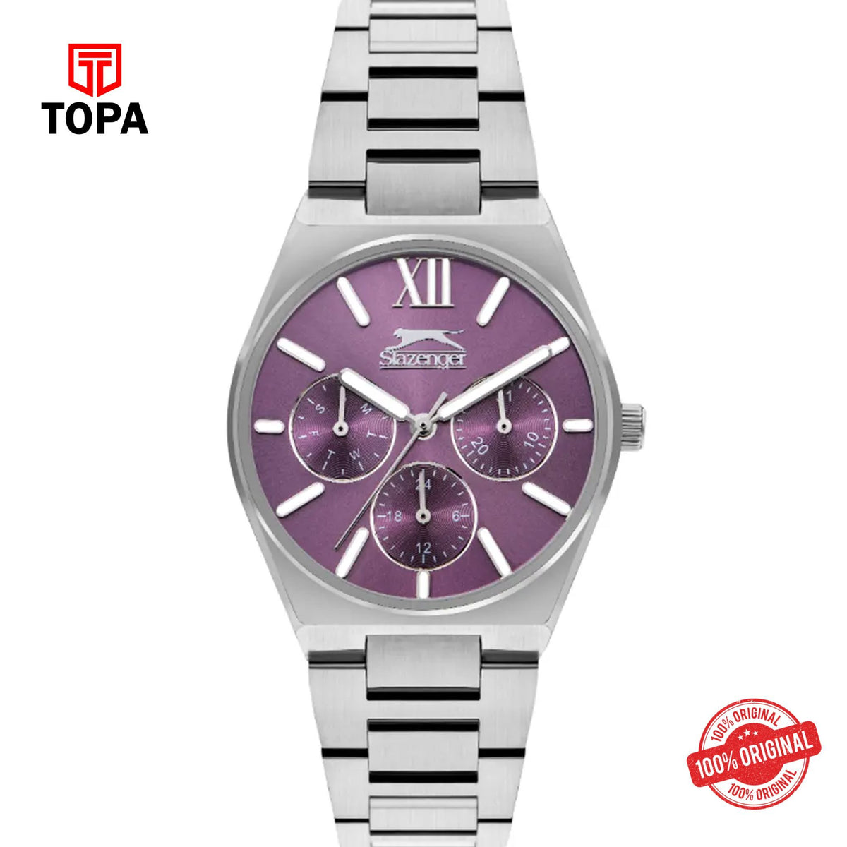 Topa Slazenger-SL.9.2243.4.08-Metal-Band-Women-Watch - Product Image 1