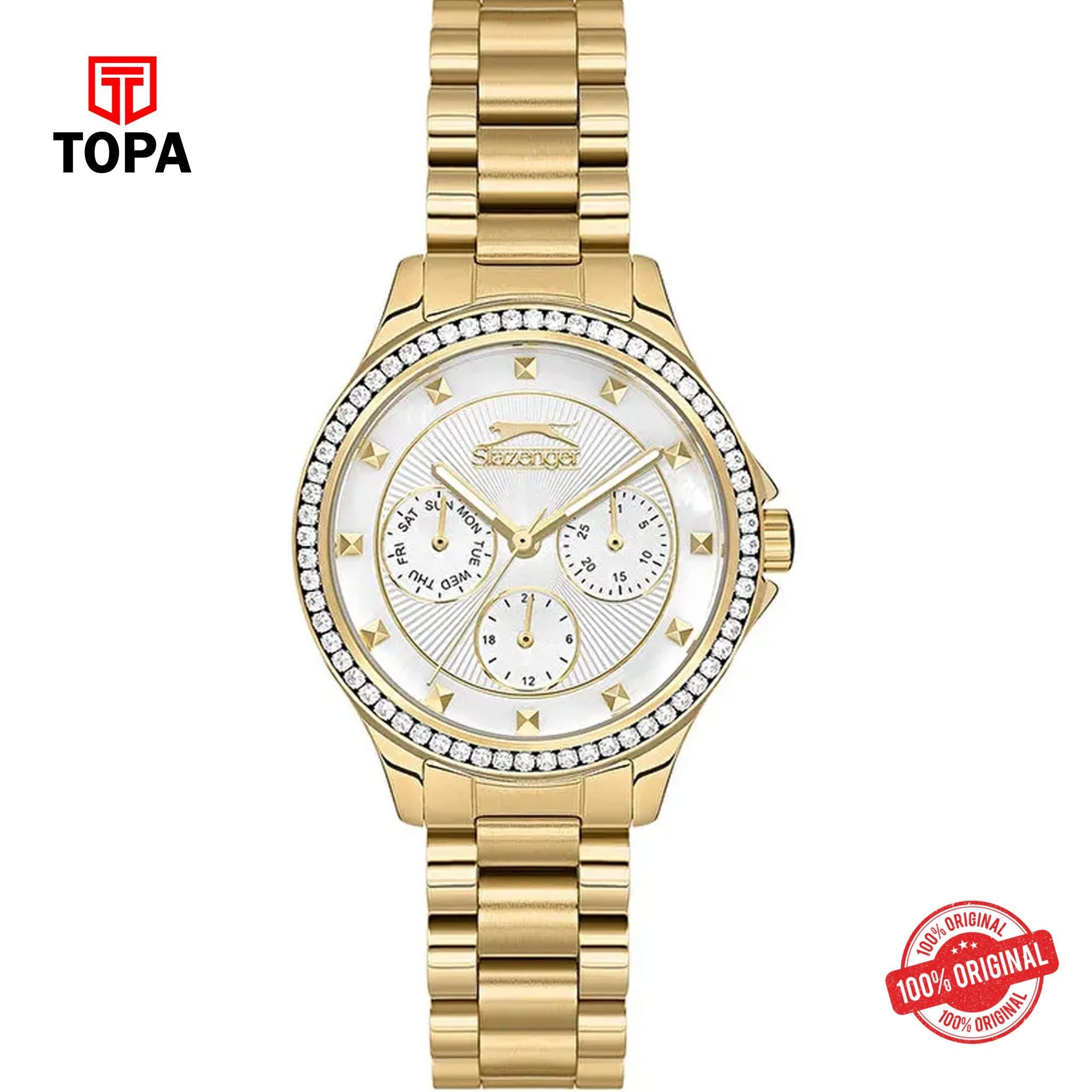 Topa Slazenger-SL.9.2254.3.06-Metal-Band-Women-Watch - Product Image 1