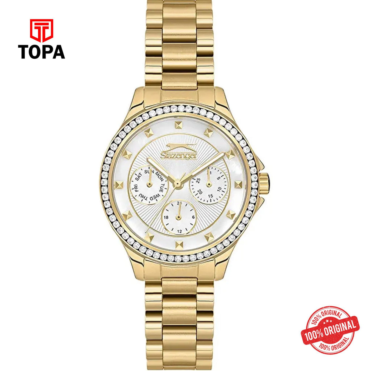 Topa Slazenger-SL.9.2254.3.06-Metal-Band-Women-Watch - Product Image 1