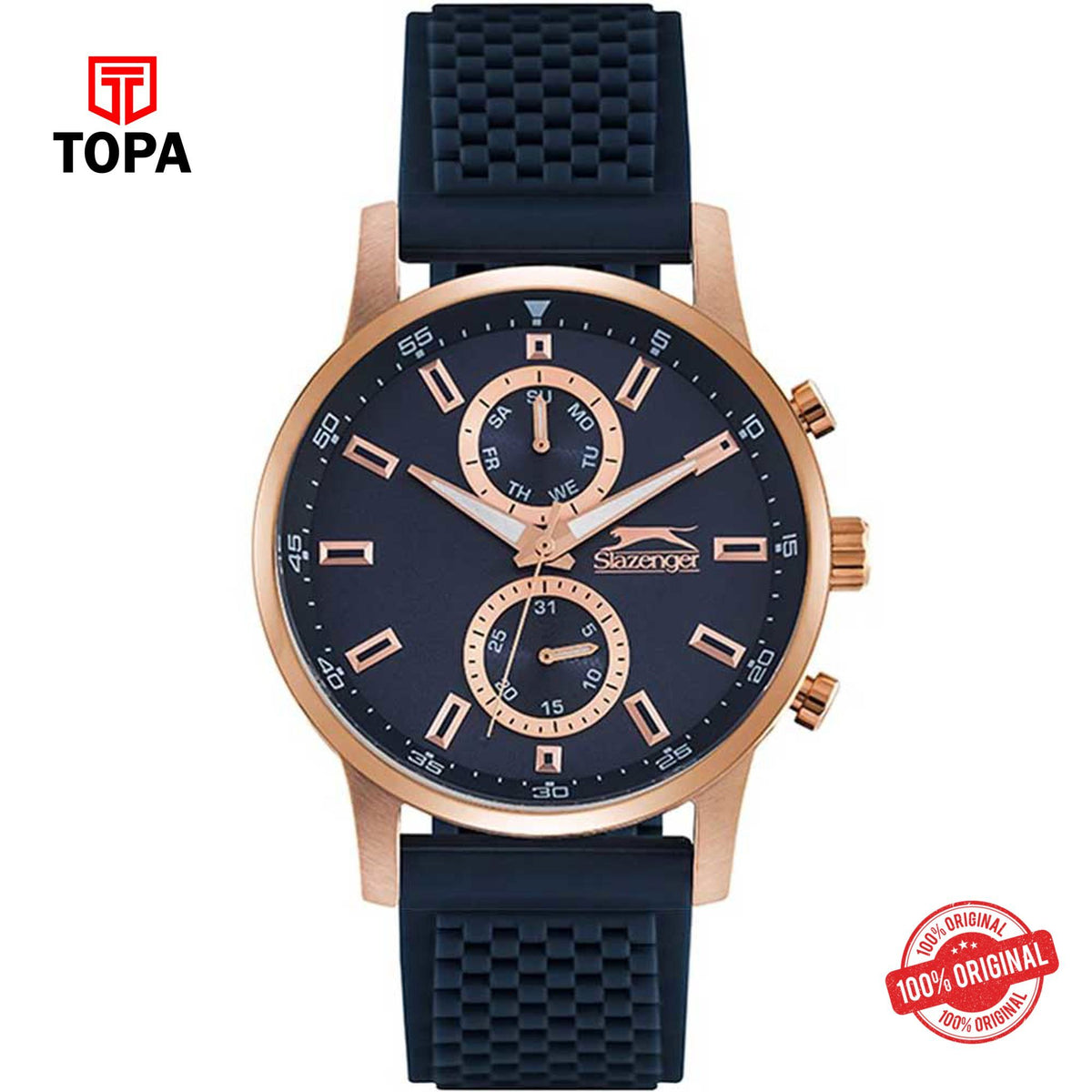 Topa Slazenger-SL.9.6197.2.03-Rubber-Strap-Men-Watch - Product Image 1