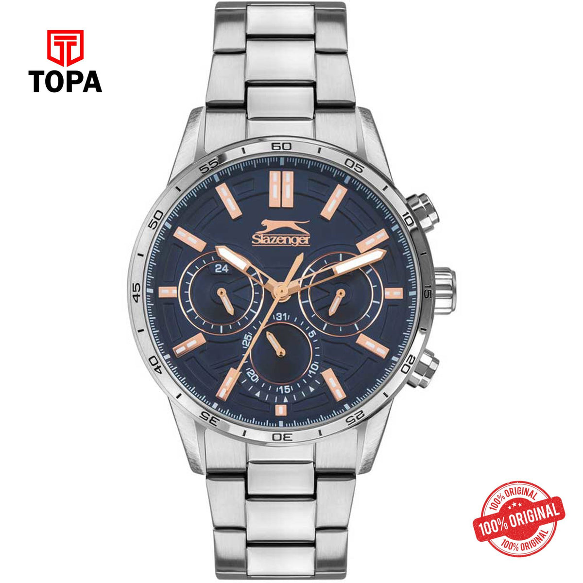 Topa Slazenger-SL.9.6372.2.02-Metal-Band-Men-Watch - Product Image 1