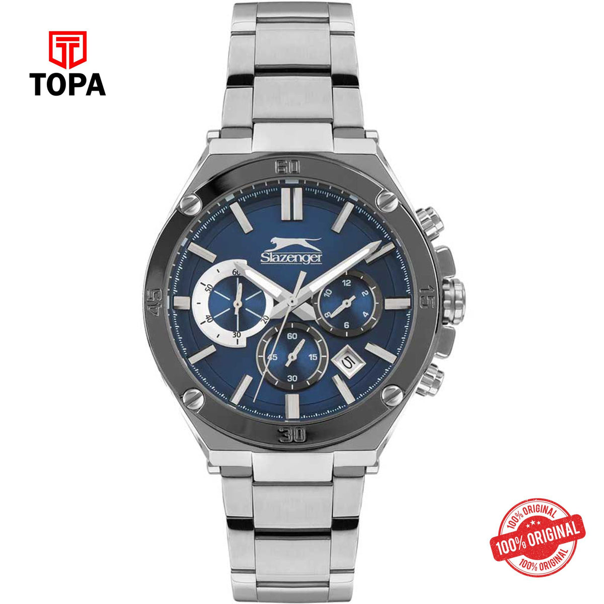 Topa Slazenger-SL.9.6388.2.02-Metal-Band-Men-Watch - Product Image 1