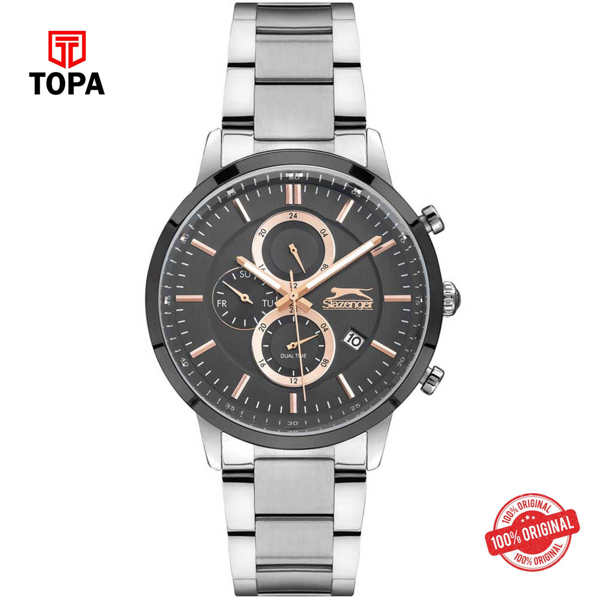 Topa Slazenger-SL.9.6389.2.03-Metal-Band-Men-Watch - Product Image 1
