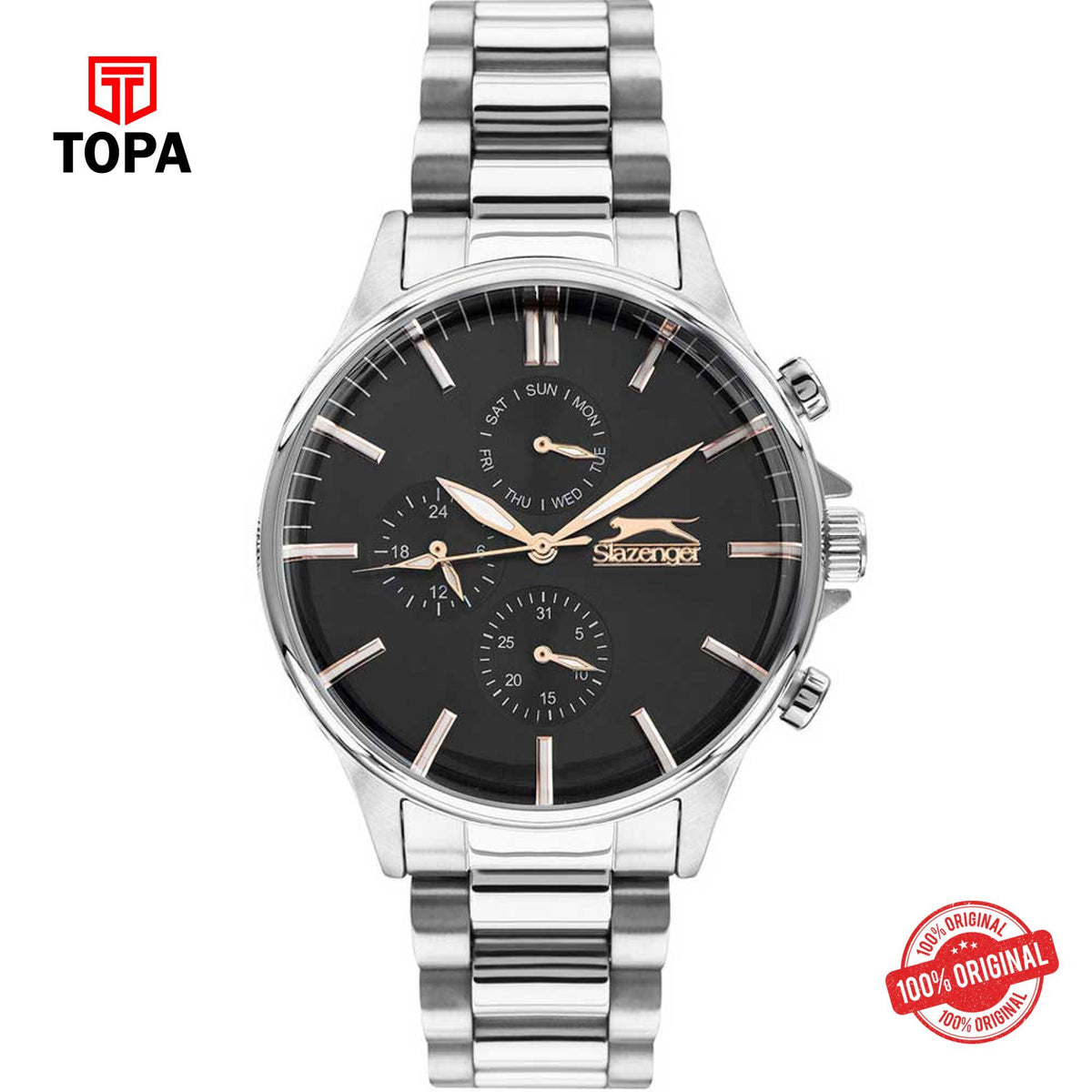 Topa Slazenger-SL.9.6398.2.03-Metal-Band-Men-Watch - Product Image 1