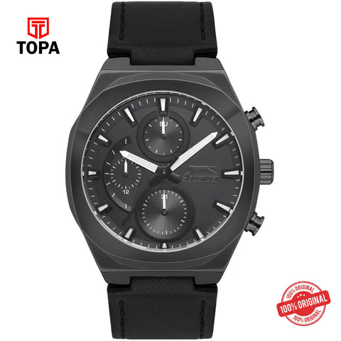 Topa Slazenger-SL.9.6504.2.02-Leather-Band-Men-Watch - Product Image 1