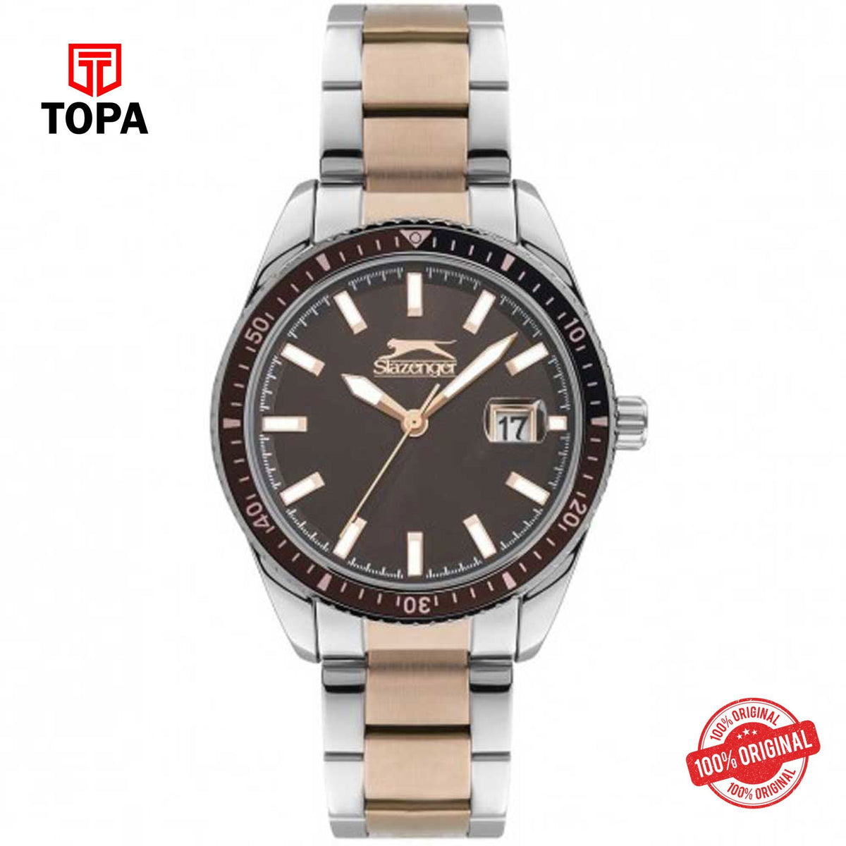 Topa Slazenger-SL.9.6515.1.03-Metal-Band-Men-Watch - Product Image 1