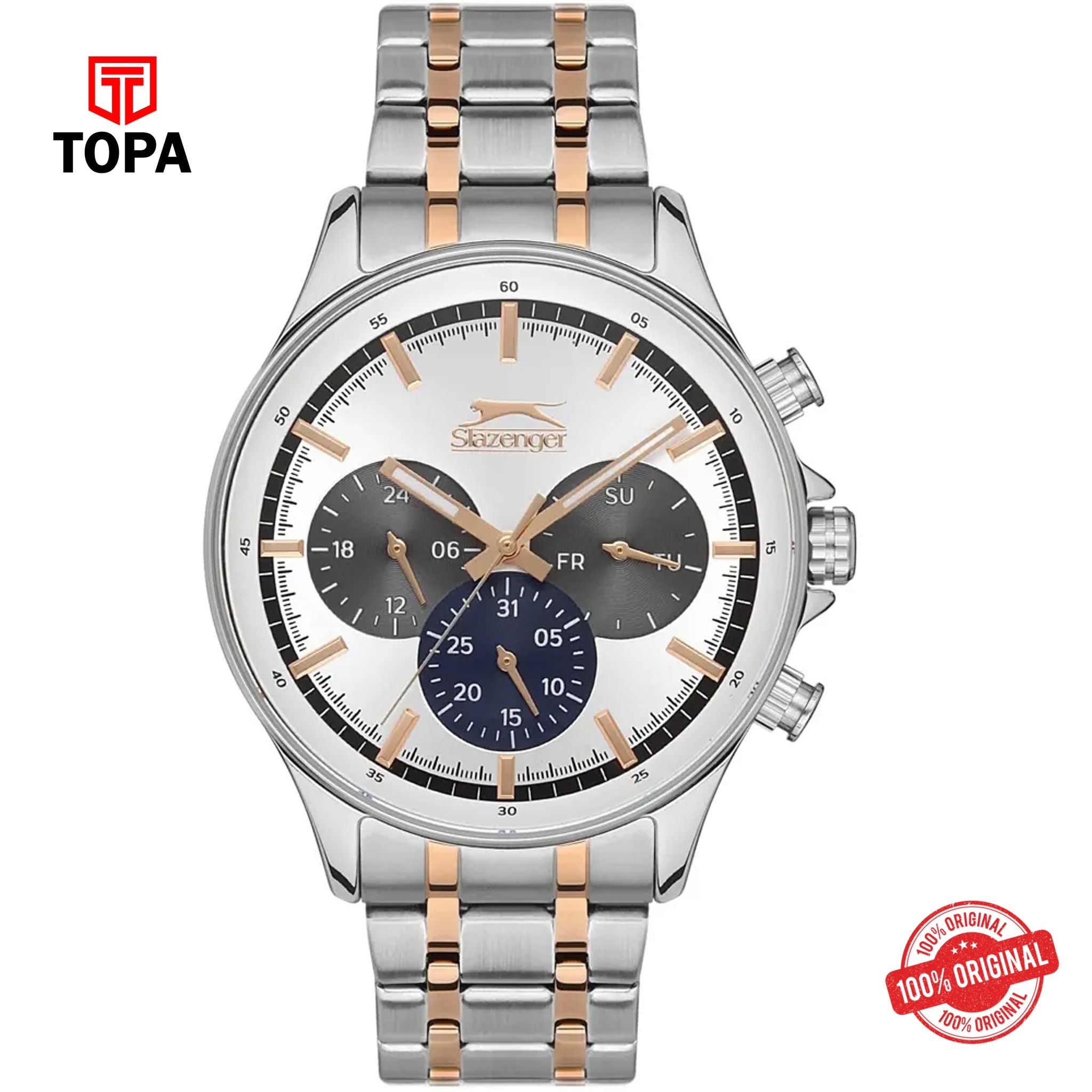 Topa Slazenger-SL.9.6518.2.01-Metal-Band-Men-Watch - Product Image 1