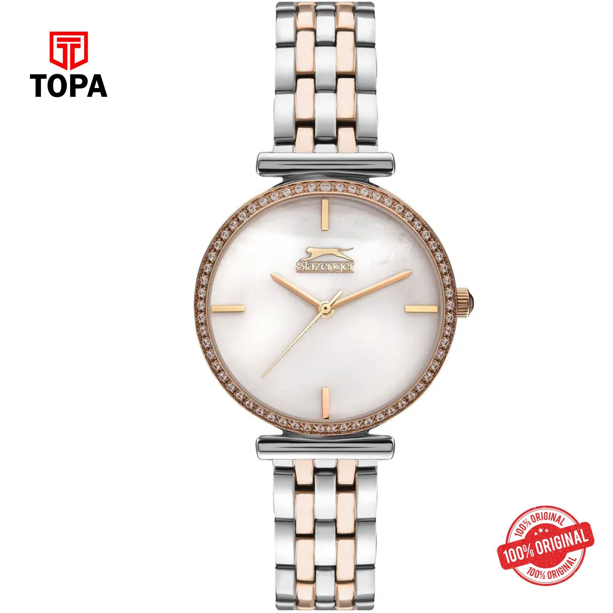 Topa Slazenger-SL.9.6527.3.04-Metal-Band-Women-Watch - Product Image 1