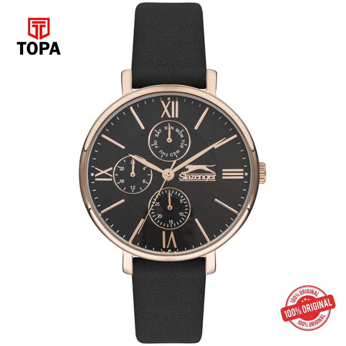 Topa Slazenger-SL.9.6544.4.05-Leather-Band-Women-Watch - Product Image 1