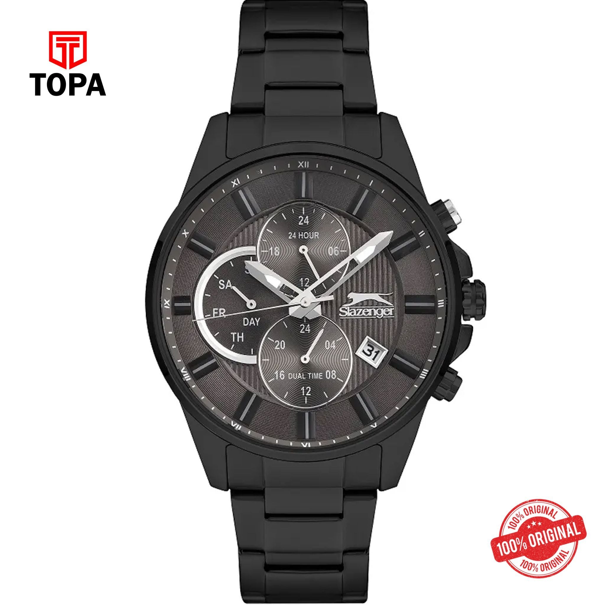 Topa Slazenger-SL.9.6553.2.01-Metal-Band-Men-Watch - Product Image 1