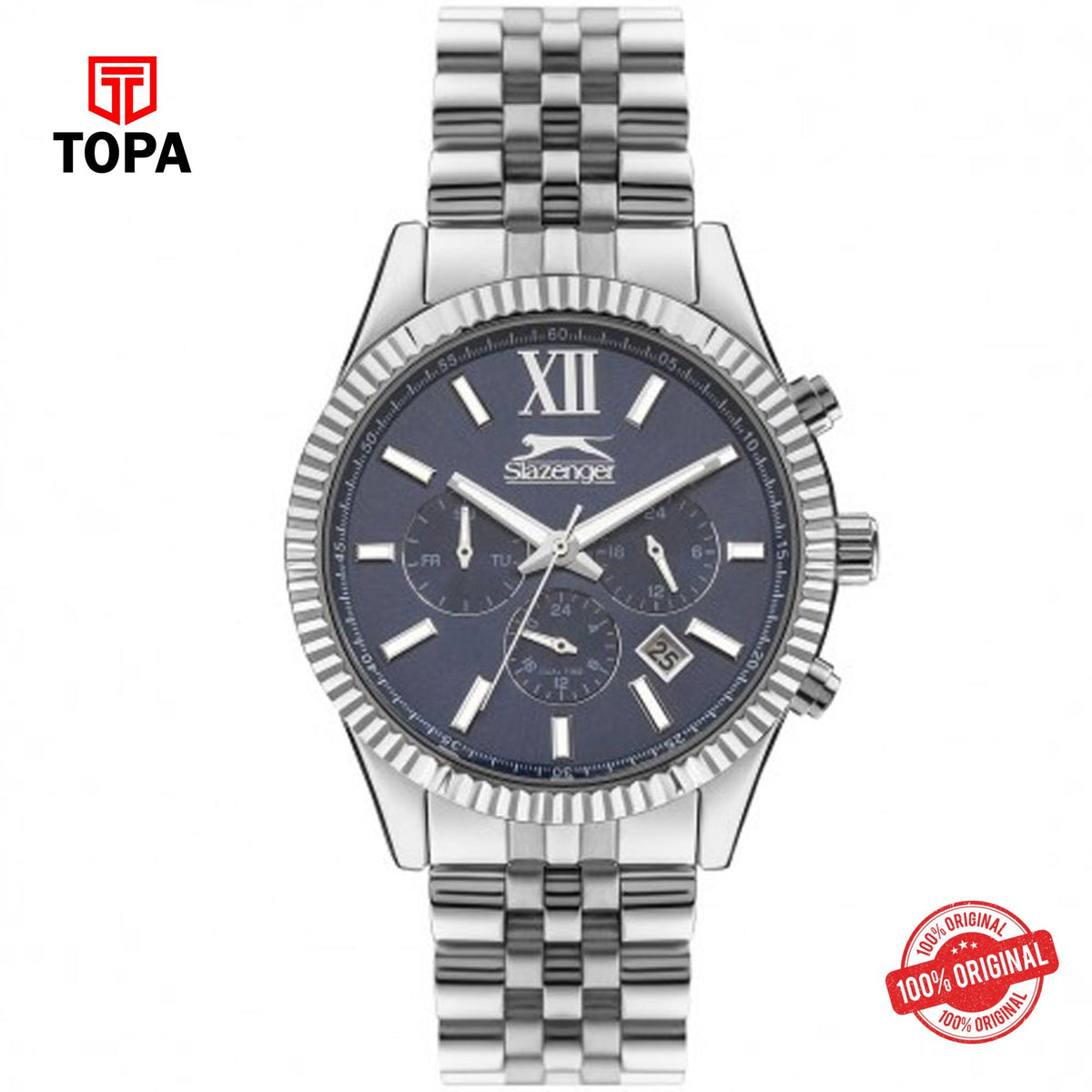 Topa Slazenger-SL.9.6555.2.03-Metal-Band-Men-Watch - Product Image 1