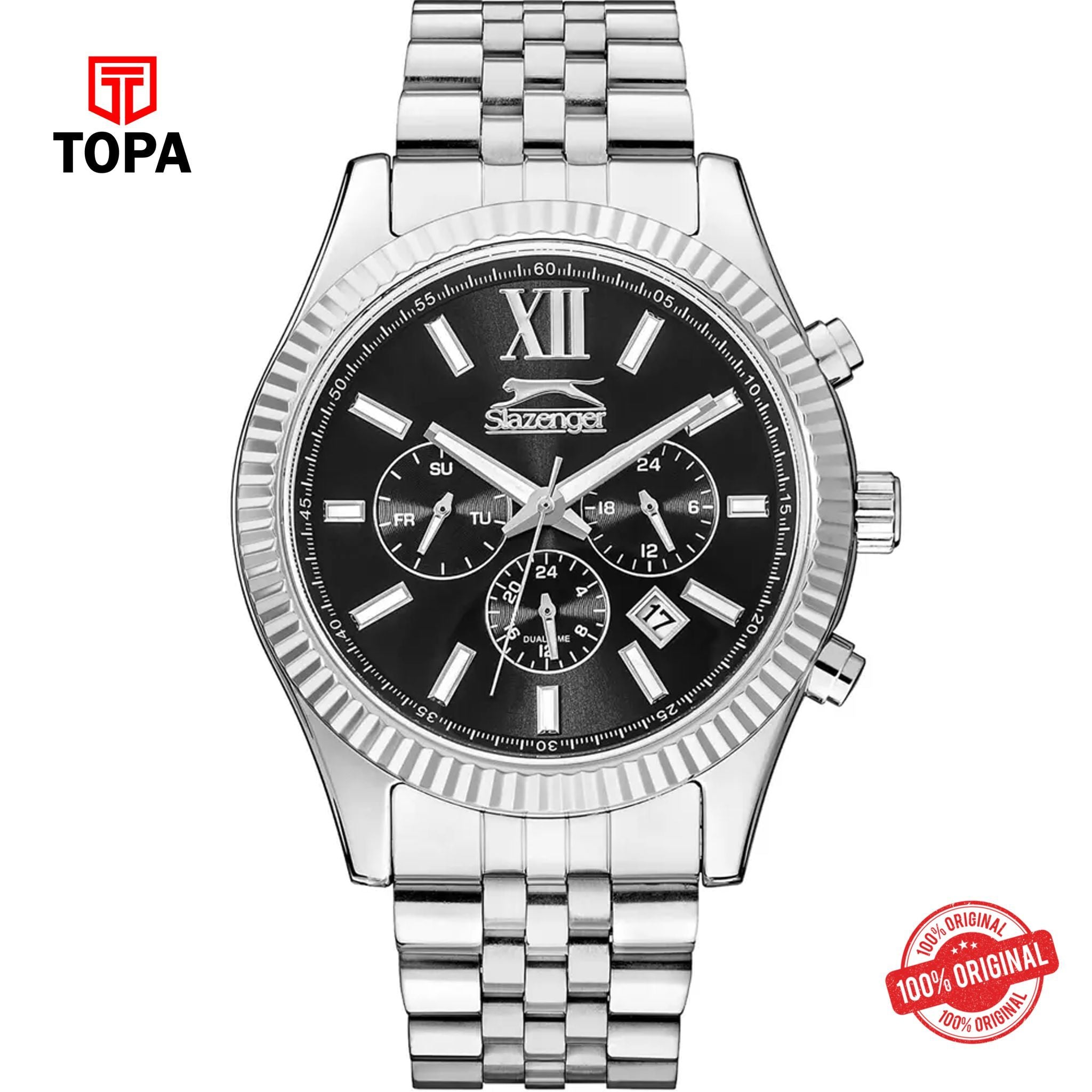Topa Slazenger-SL.9.6555.2.02-Metal-Band-Men-Watch - Product Image 1