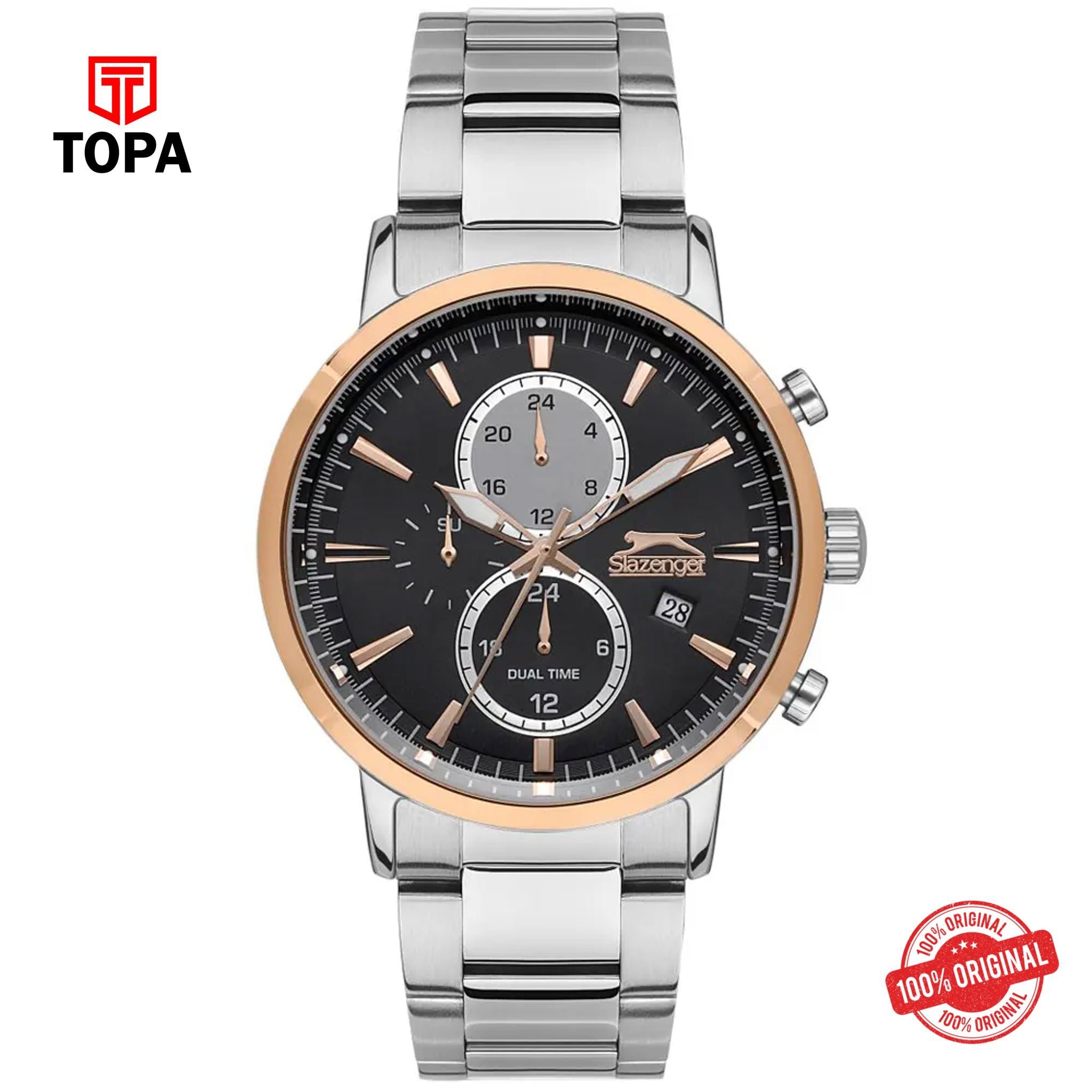 Topa Slazenger-SL.9.6559.2.01-Metal-Band-Men-Watch - Product Image 1
