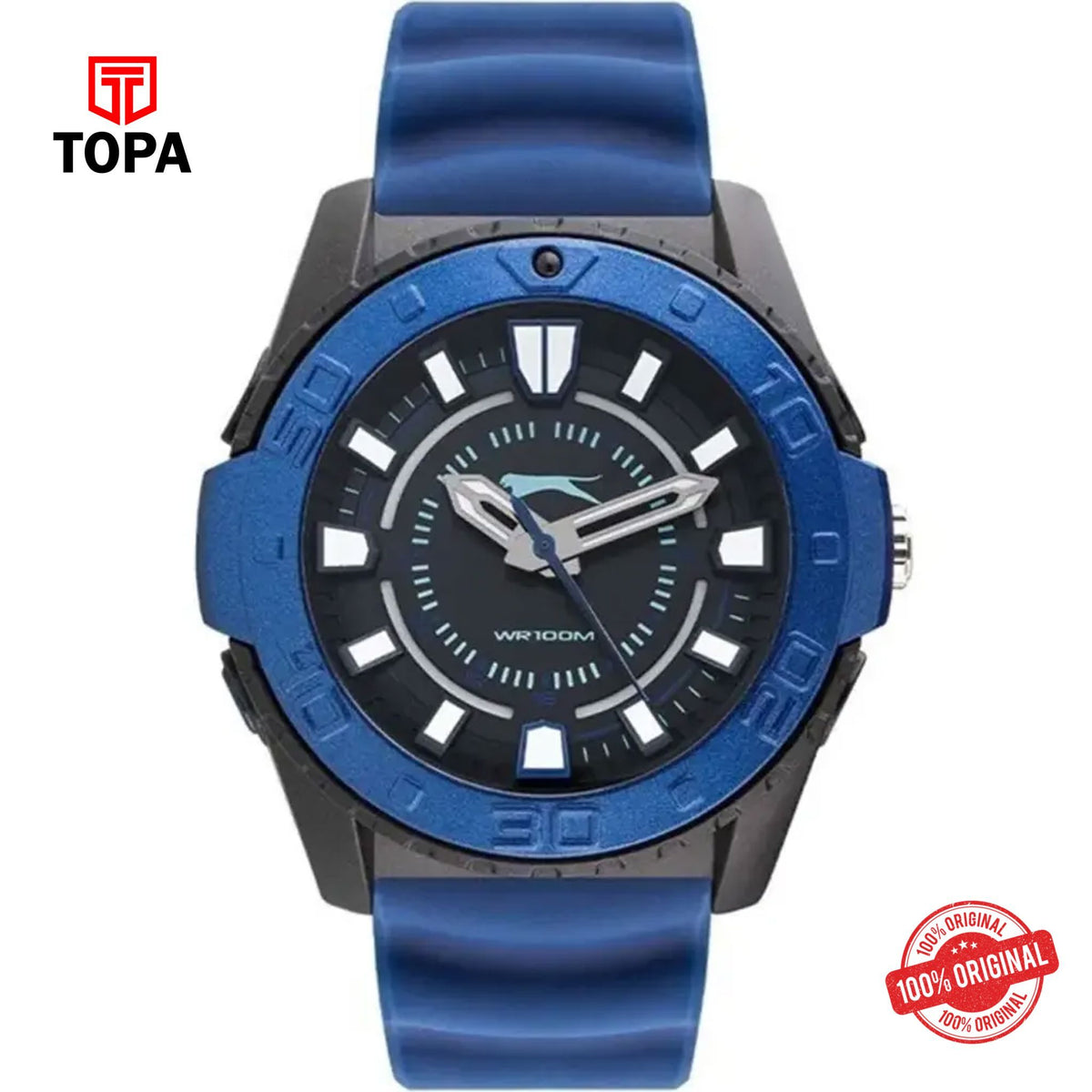 Topa Slazenger-SL.9.6573.2.03-Rubber-Band-Men-Watch - Product Image 1