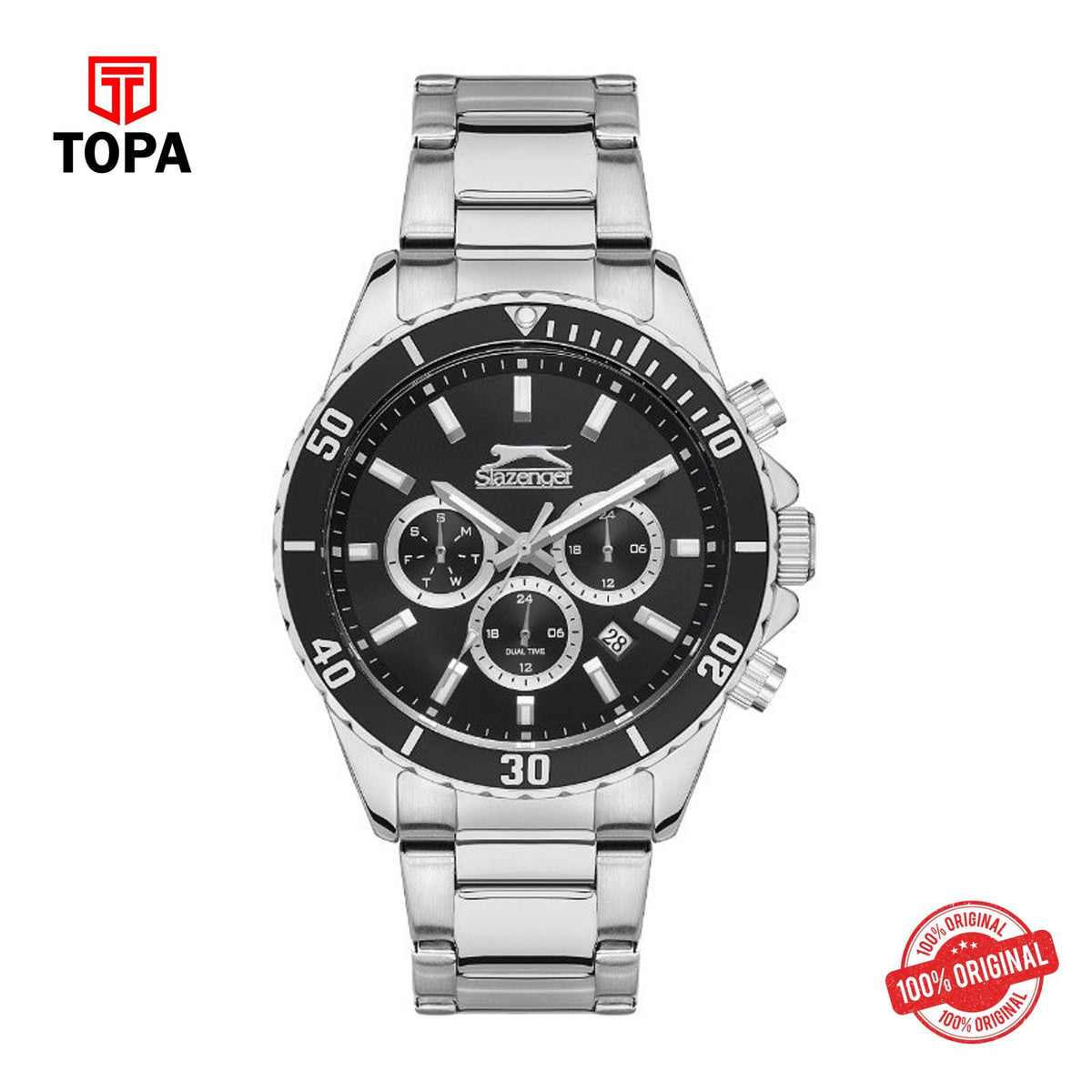 Topa Slazenger - SL.09.2091.2.01 - Gents Stainless Steel Watch  Black - Product Image 1