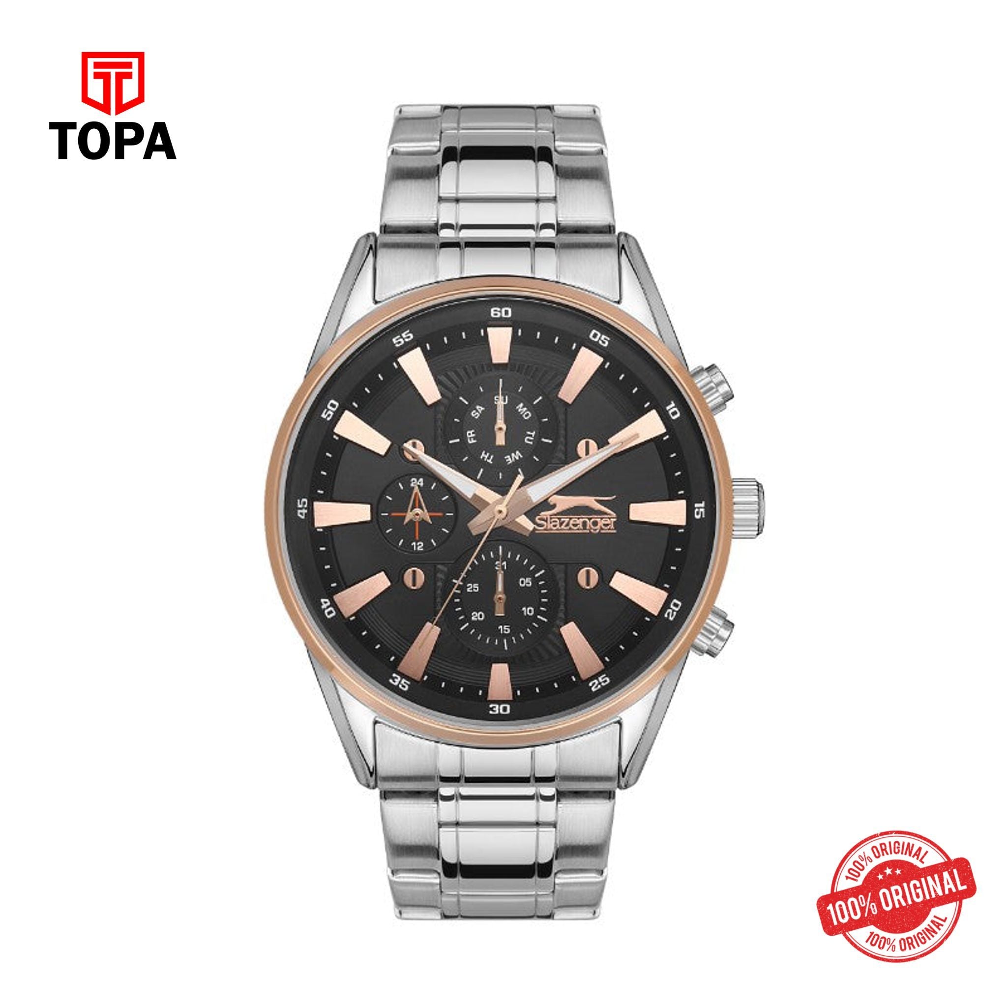 Topa Slazenger - SL.09.2118.2.03 - Gents Stainless Steel Watch  Black - Product Image 1