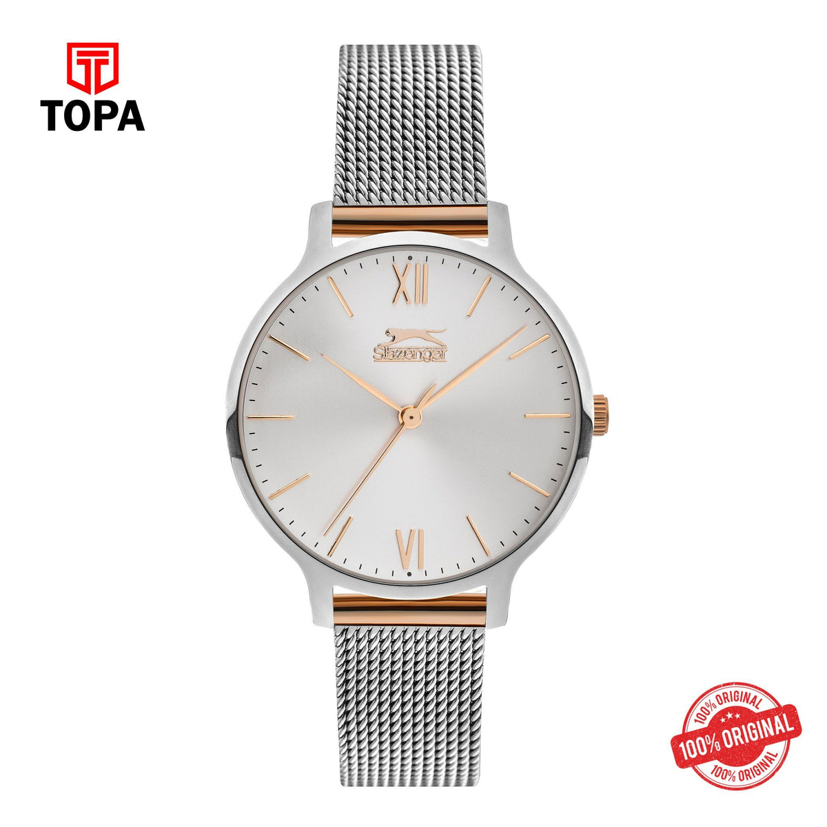 Topa Slazenger - SL.9.1823.2.04 - Quartz Female Silver Dial Watch - Product Image 1