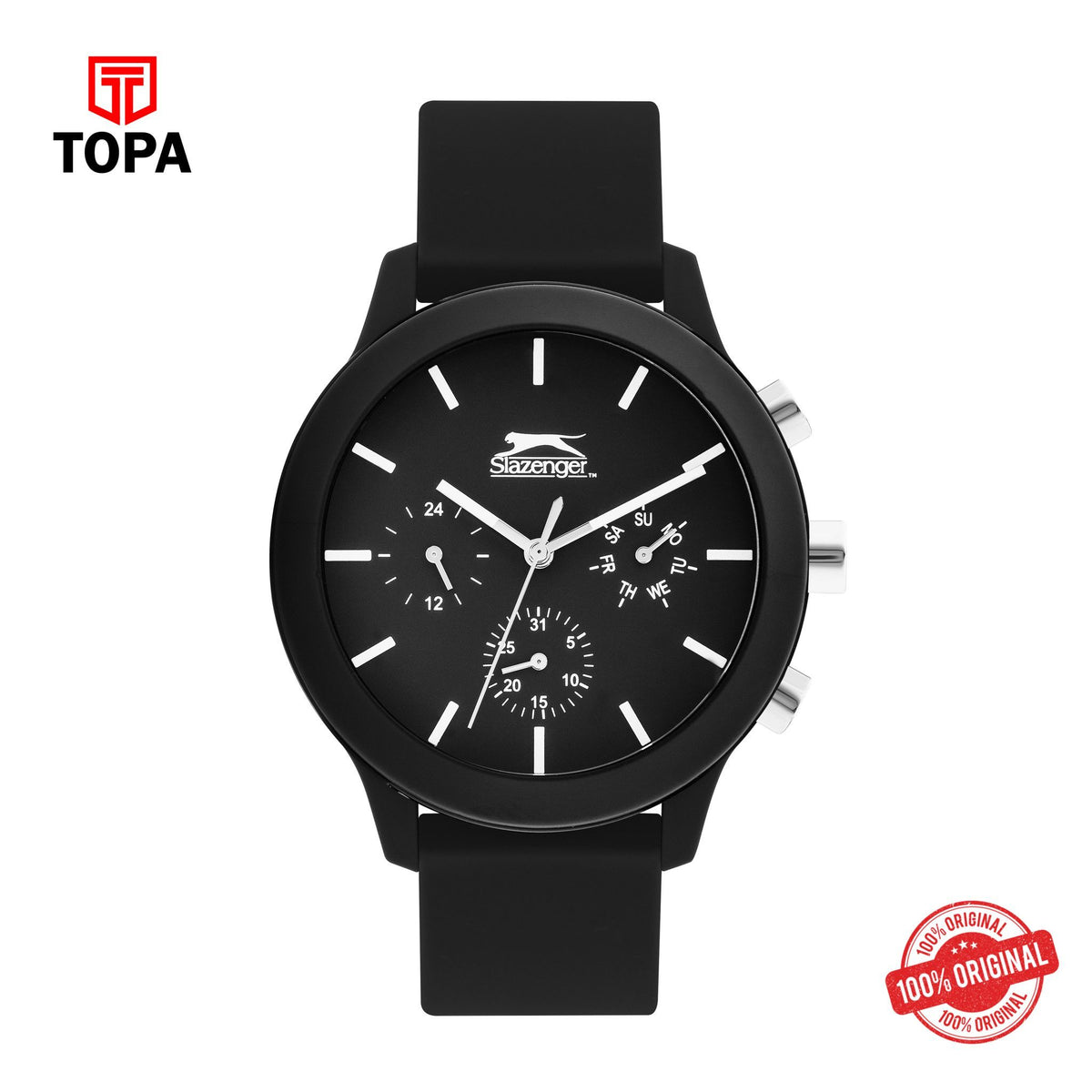 Topa Slazenger - SL.9.2201.2.02 - Quartz Unisex Black Dial Watch - Product Image 1