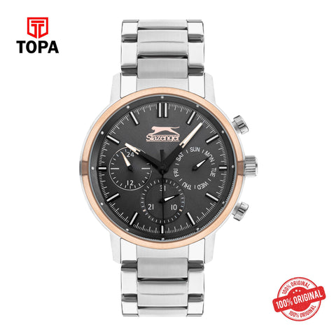 Topa Slazenger - SL.9.2213.2.02 - Quartz Male Metal Silver Band Grey Dial Watch - Product Image 1