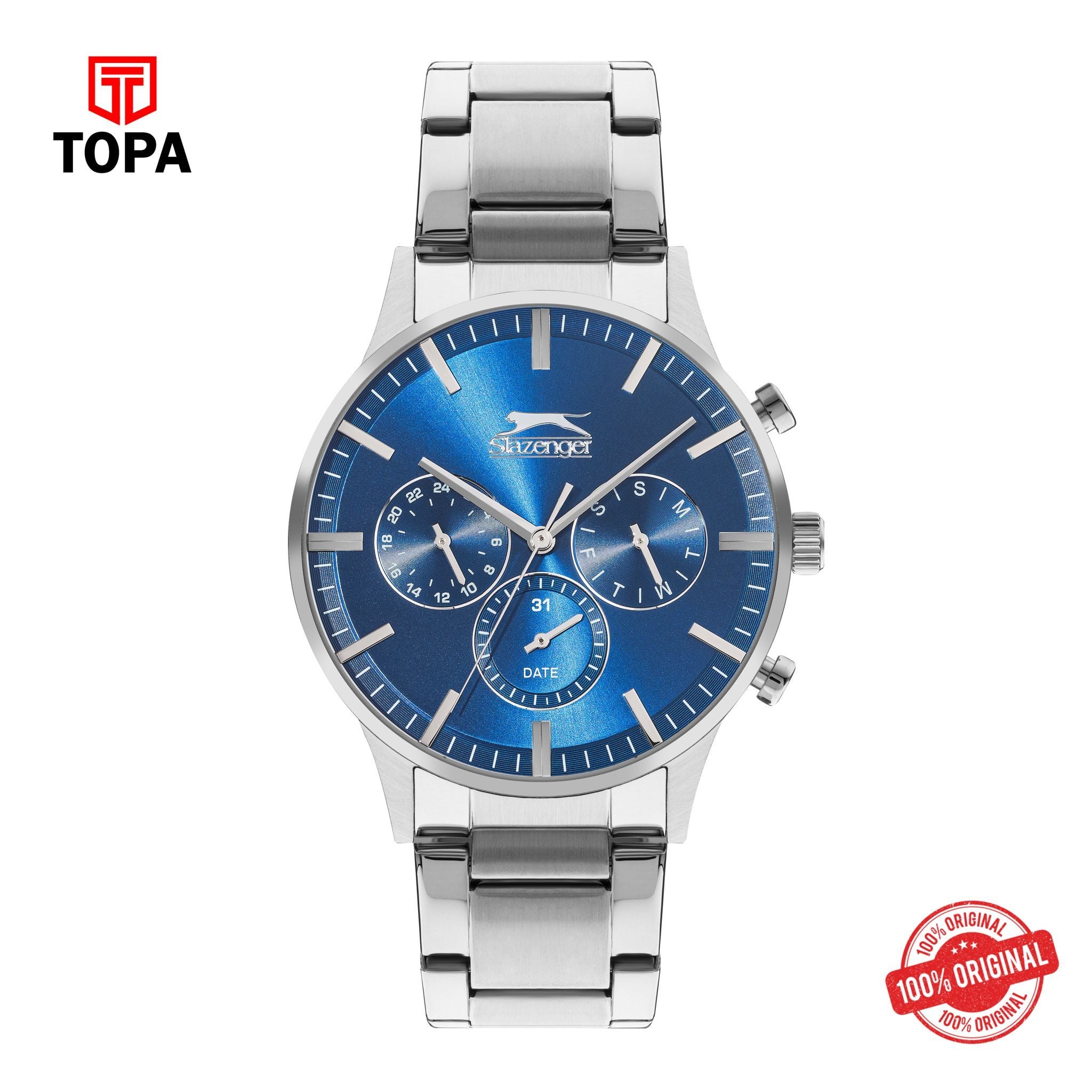 Topa Slazenger - SL.9.2214.2.01 - Quartz Male Band Blue Dial Watch - Product Image 1