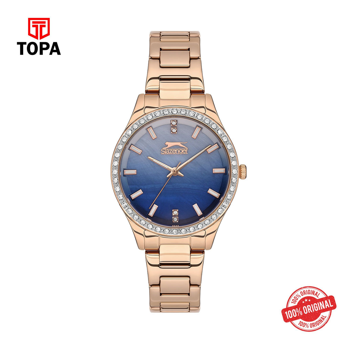 Topa Slazenger - SL.9.2222.3.04 - Quartz Female Band Blue Dial Watch - Product Image 1