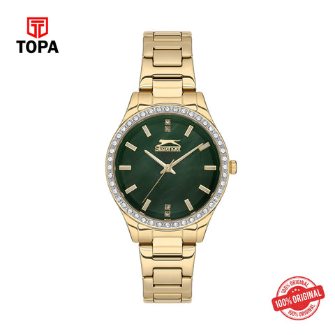 Topa Slazenger - SL.9.2222.3.05 - Quartz Female Green Dial Watch - Product Image 1