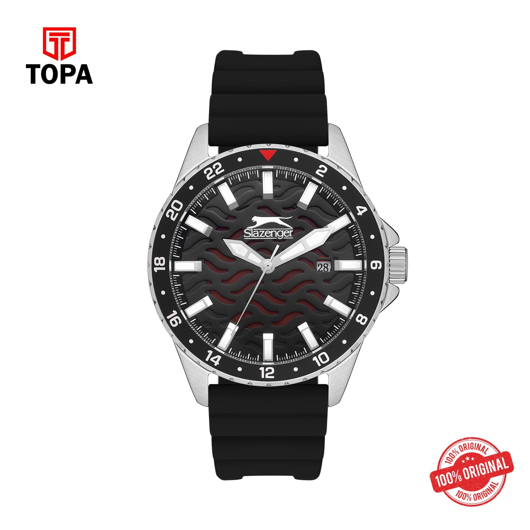 Topa Slazenger - SL.9.2224.1.01 - Quartz Male Band Black Dial Watch - Product Image 1