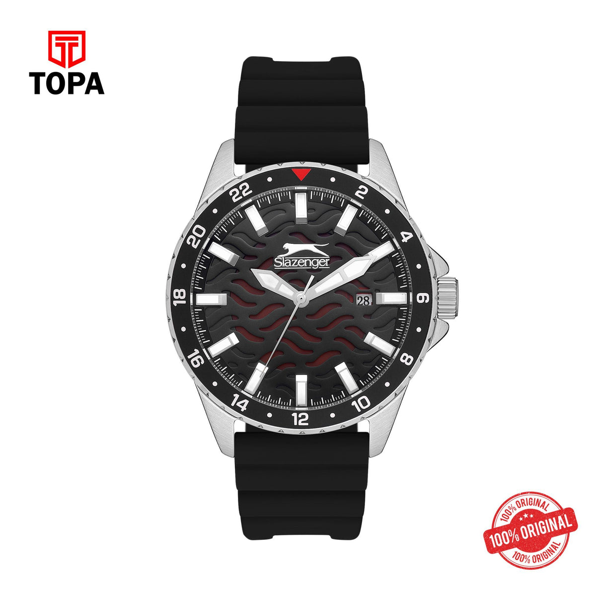 Topa Slazenger - SL.9.2224.1.01 - Quartz Male Band Black Dial Watch - Product Image 1
