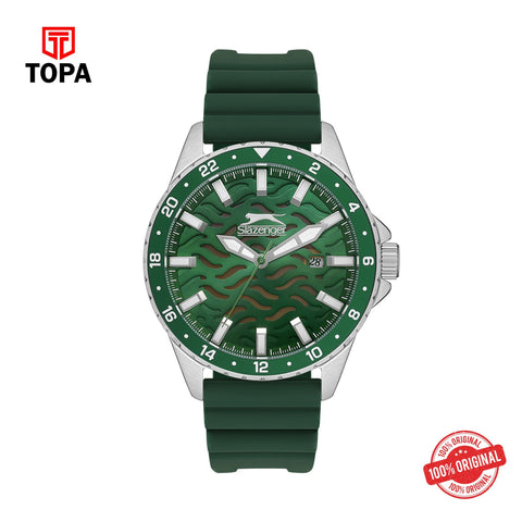 Topa Slazenger - SL.9.2224.1.02 - Quartz Male Band Green Dial Watch - Product Image 1