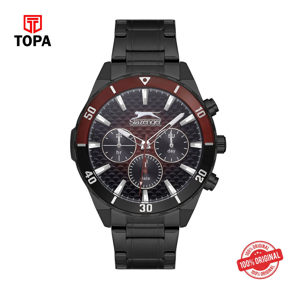 Topa Slazenger - SL.9.2236.2.04 - Quartz Male Red Dial Watch - Product Image 1