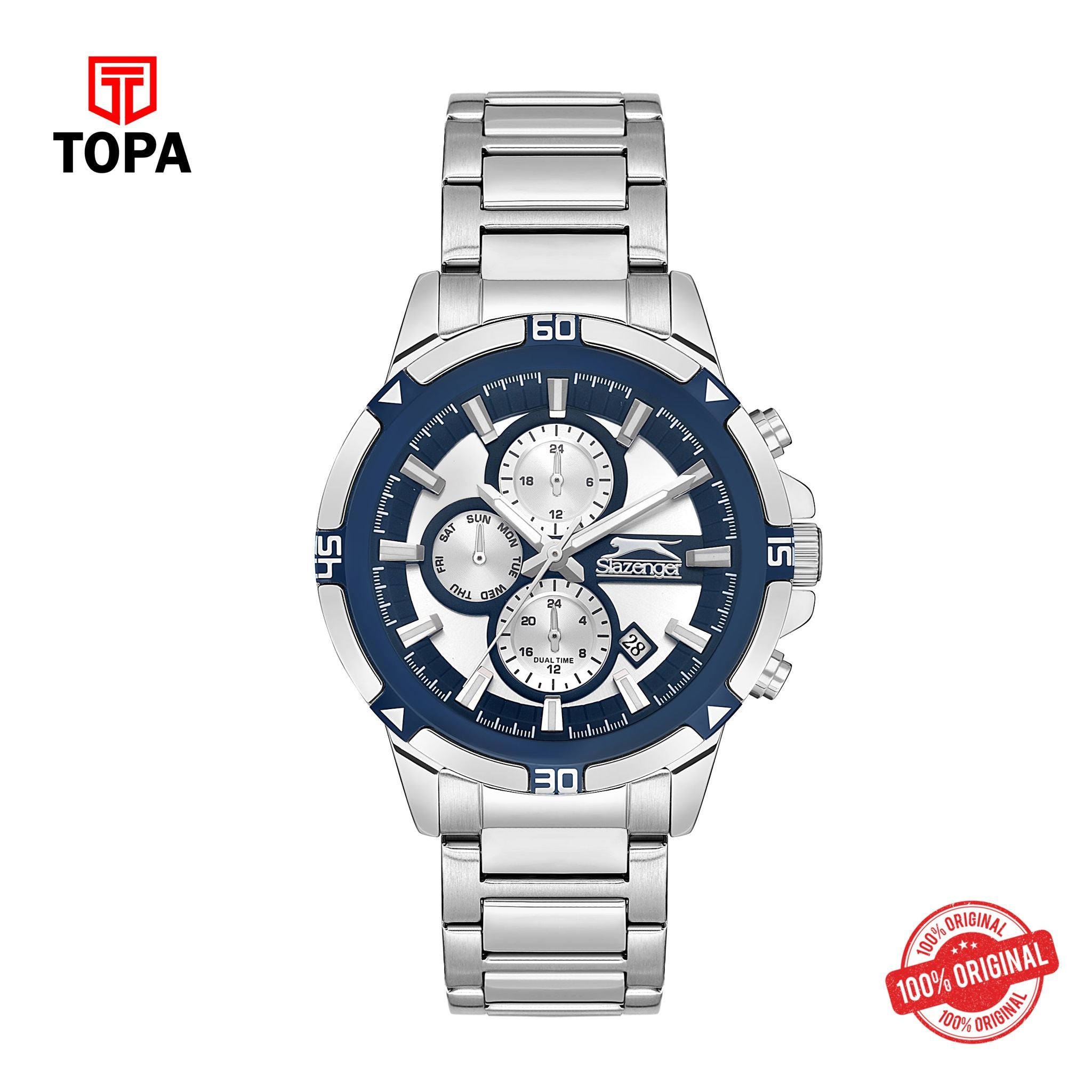 Topa Slazenger - SL.9.2249.2.02 - Quartz Male Silver Dial Watch - Product Image 1