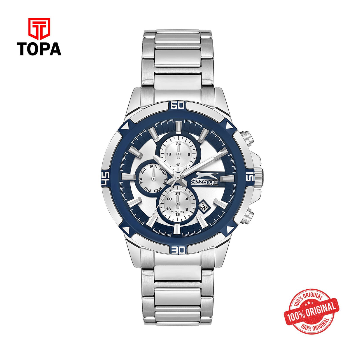 Topa Slazenger - SL.9.2249.2.02 - Quartz Male Silver Dial Watch - Product Image 1